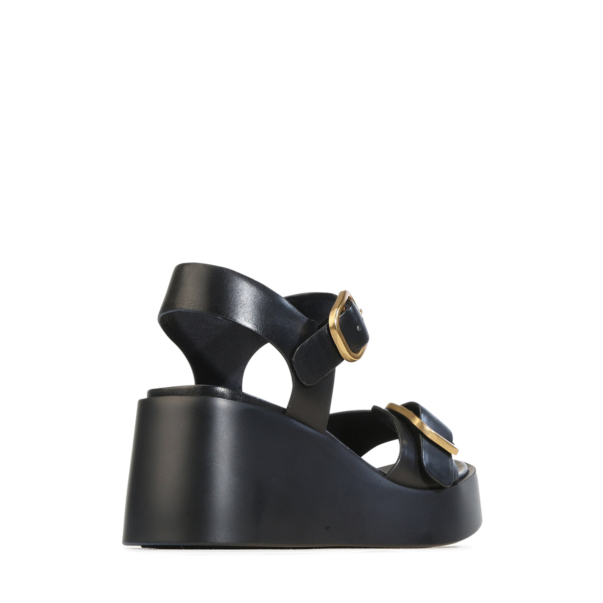 EOS Footwear Arias Leather Wedge in Black
#Color_black
