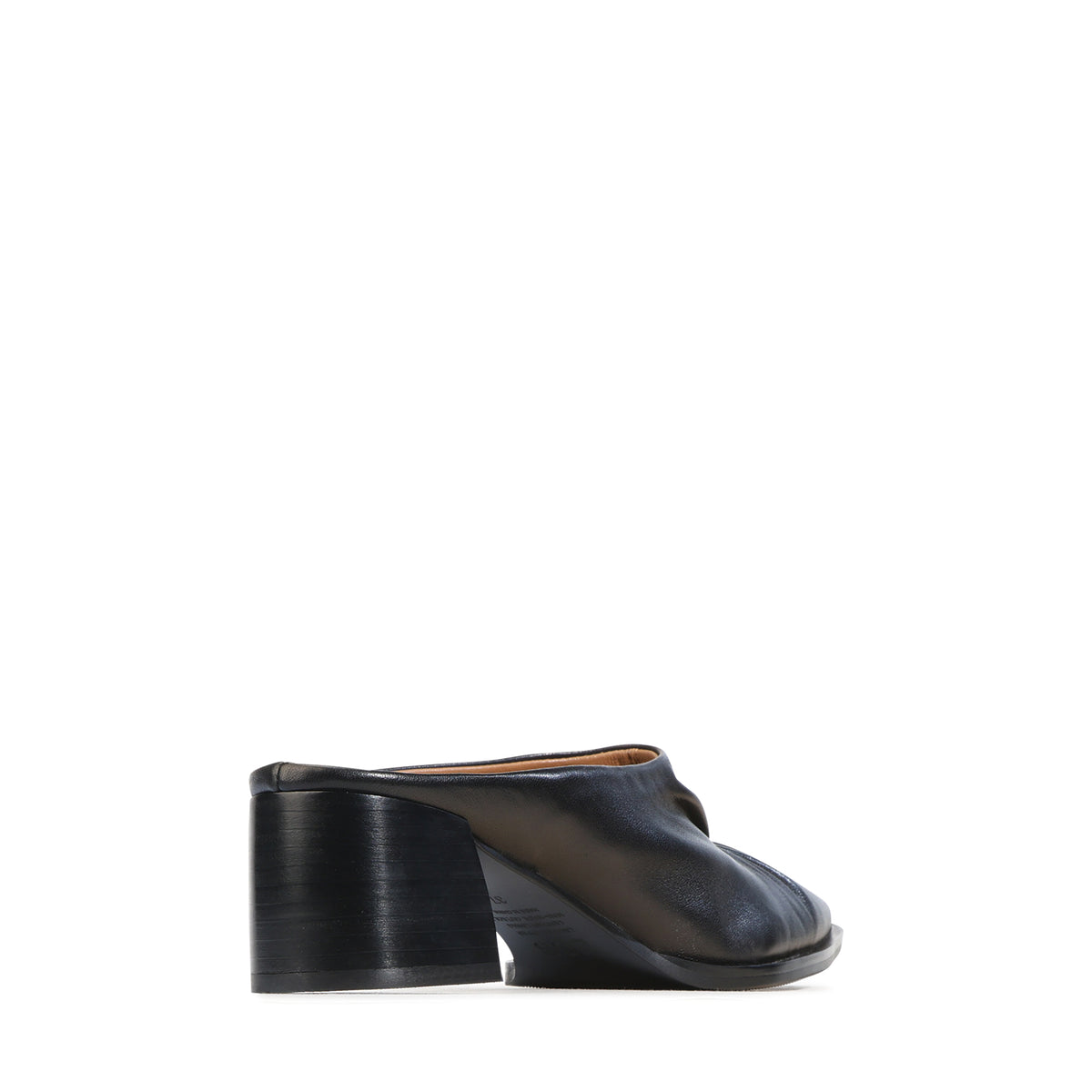 EOS Footwear Aur Leather Mule in black
#Color_black
