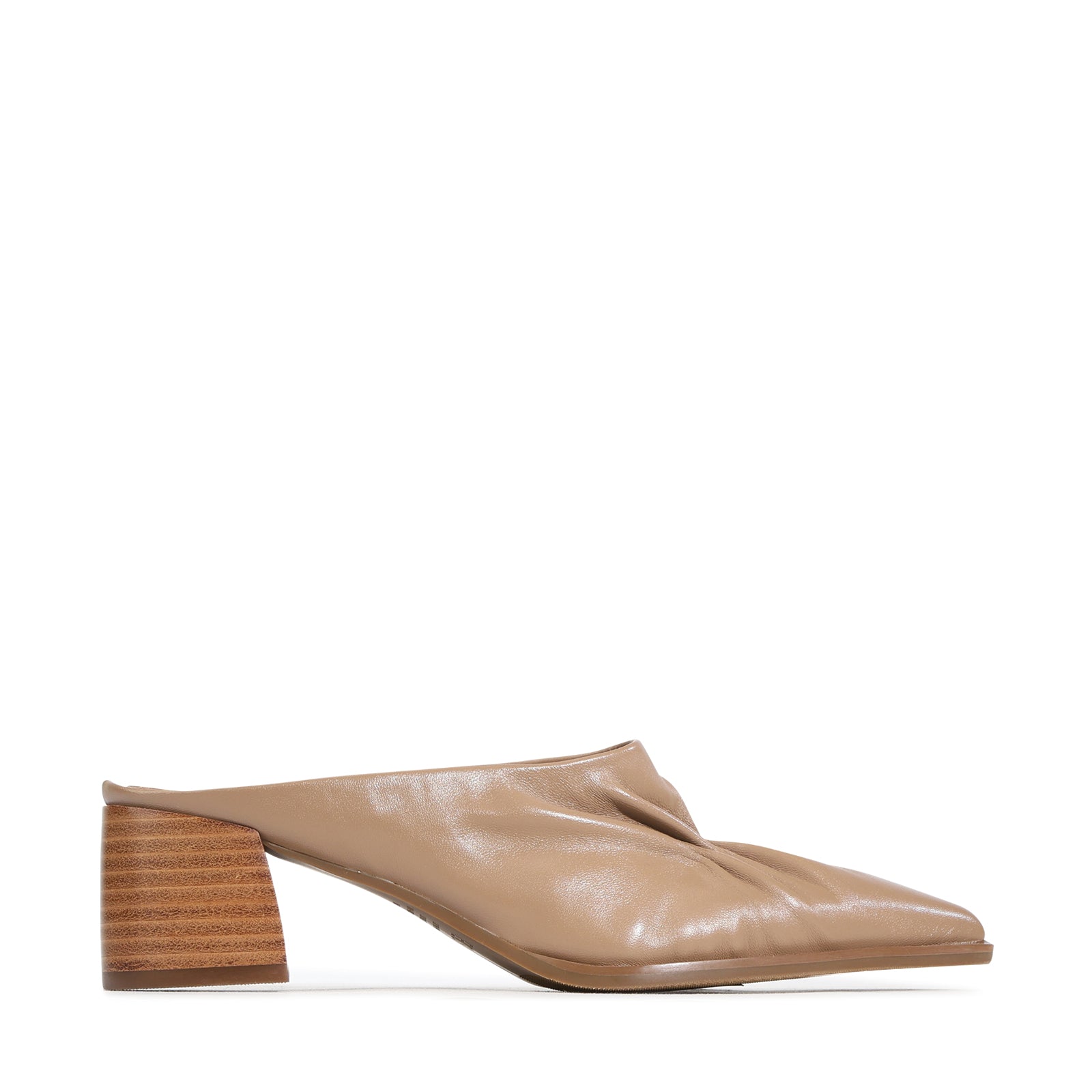 EOS Footwear Aur Leather Mule in nude
#Color_pecan