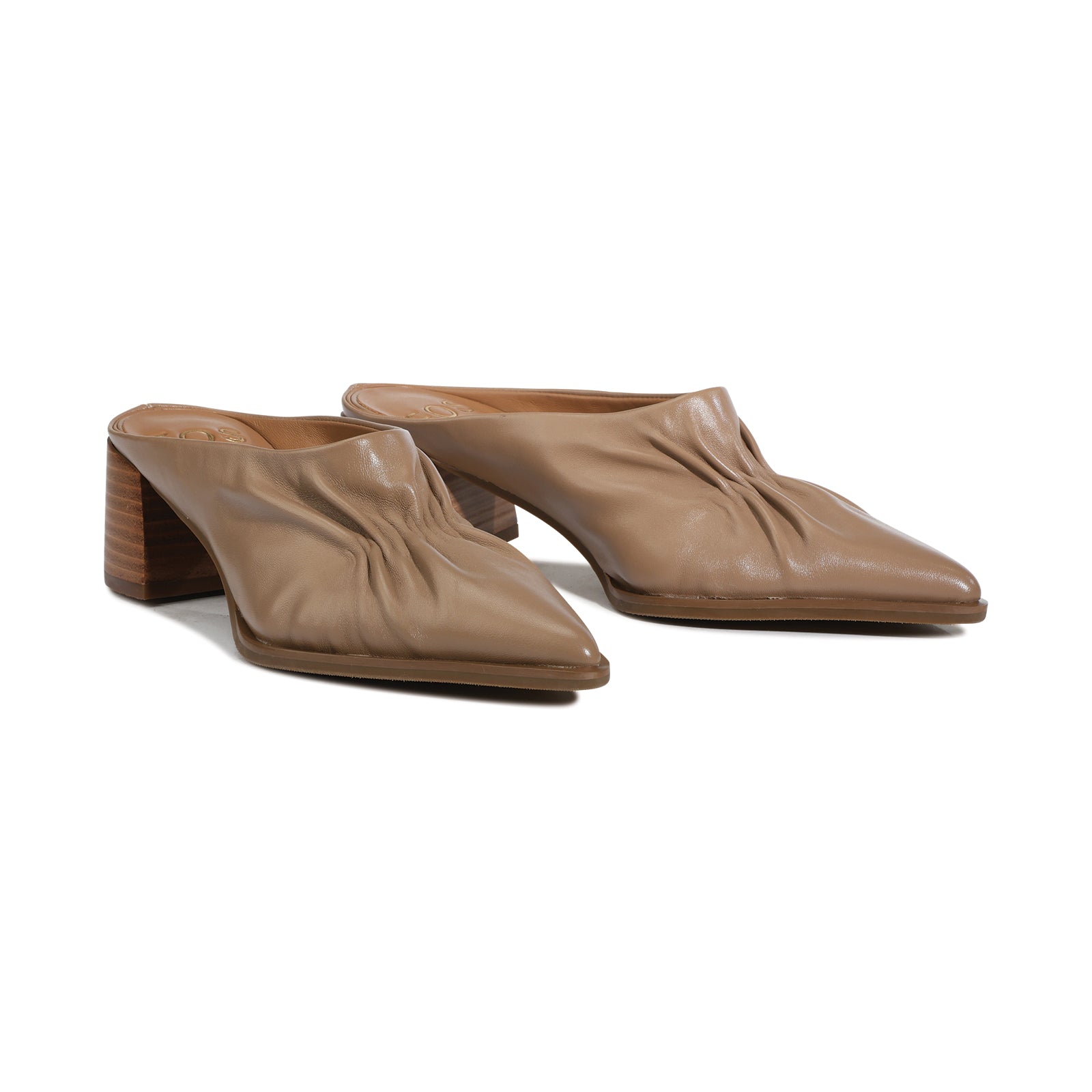 EOS Footwear Aur Leather Mule in nude
#Color_pecan