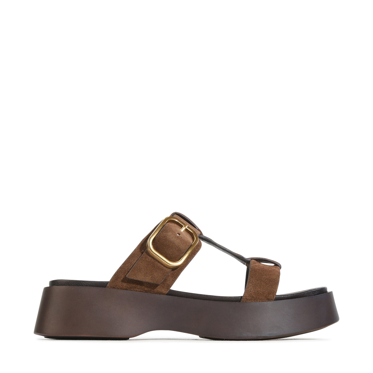 EOS Footwear Baria Leather Flatform Slide in Pecan-suede
#Color_pecan-suede