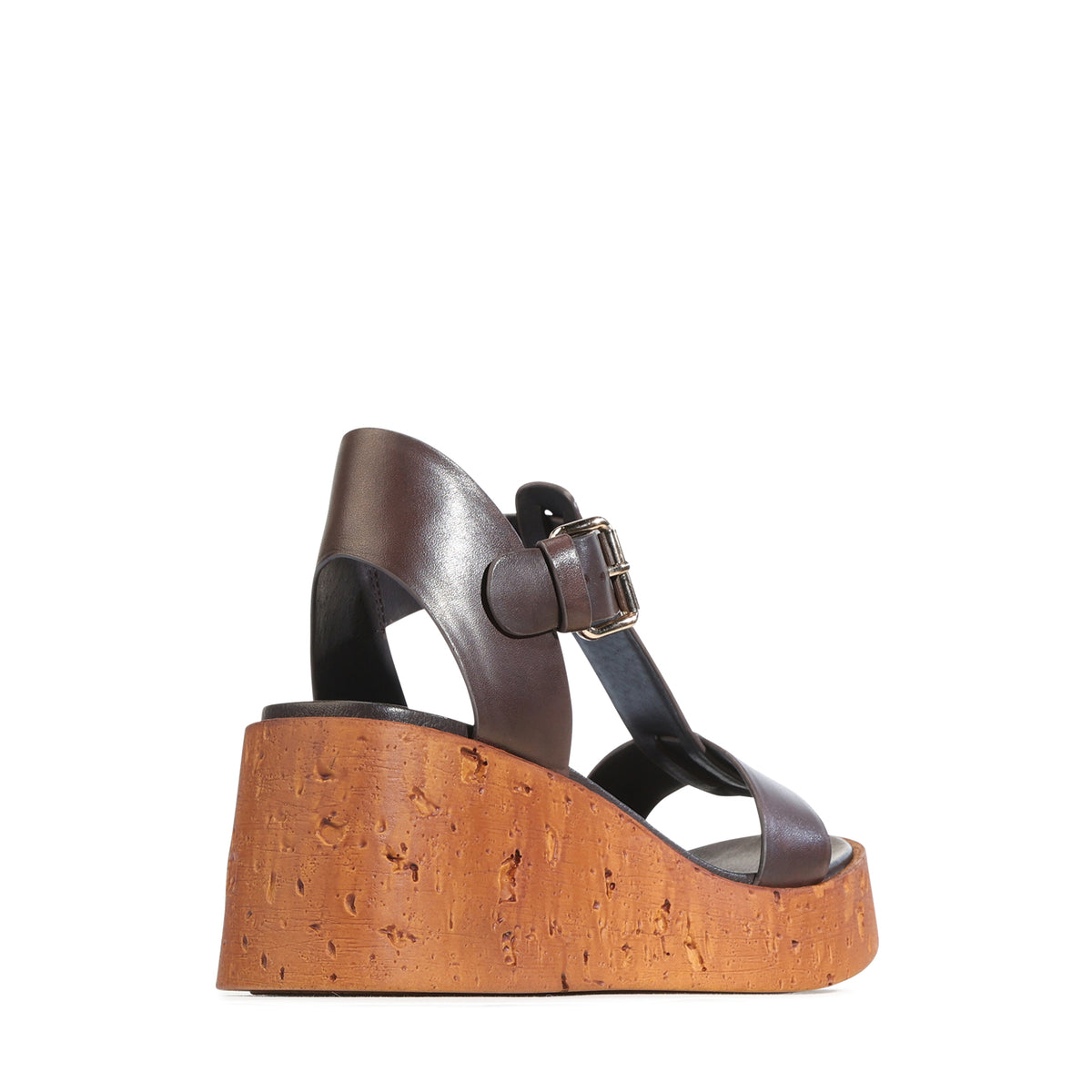 EOS Footwear Cariani Leather Wedge in Chestnut
#Color_Chestnut