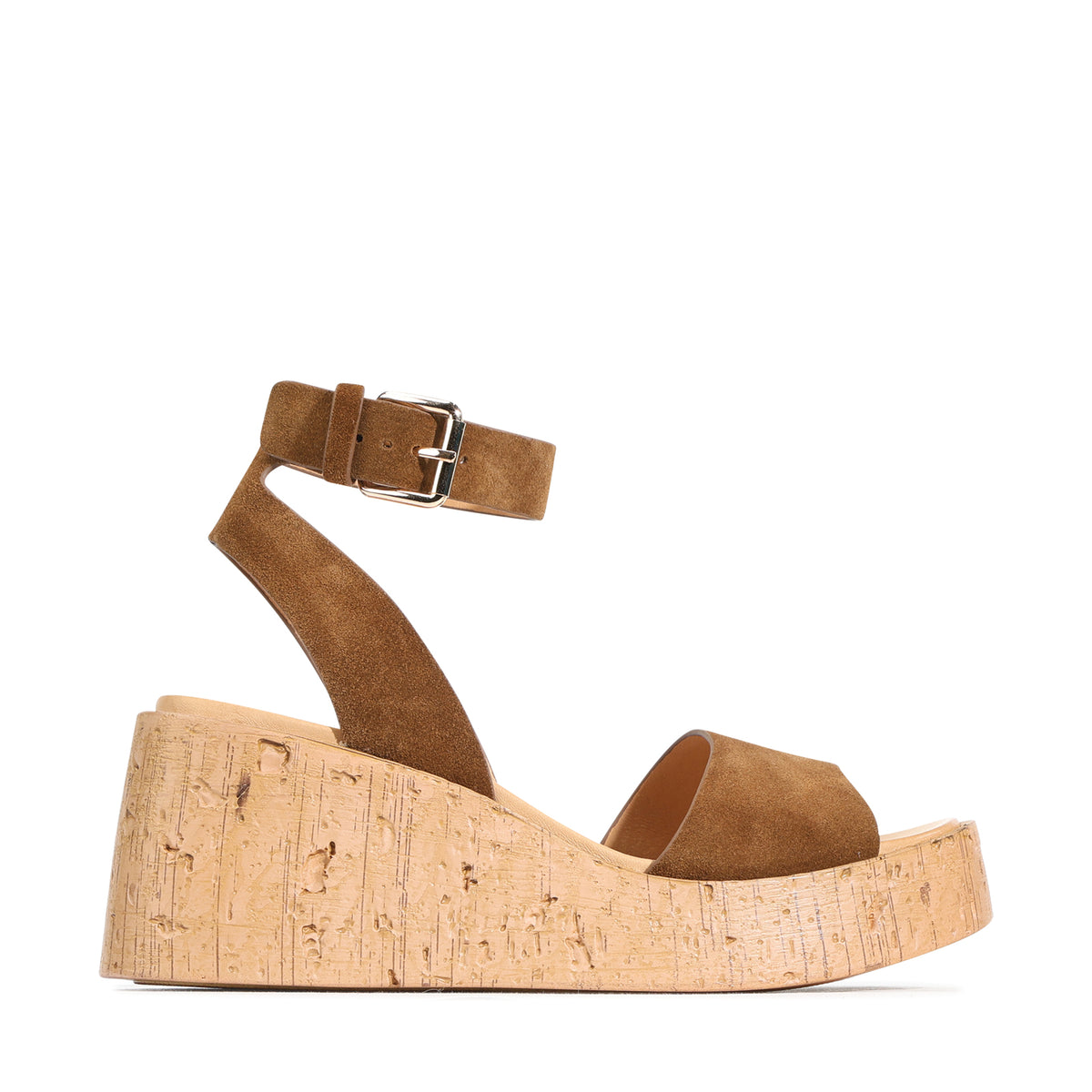 EOS Footwear Carianis Leather Wedge in Tobacco-suede
#Color_Tobacco-suede