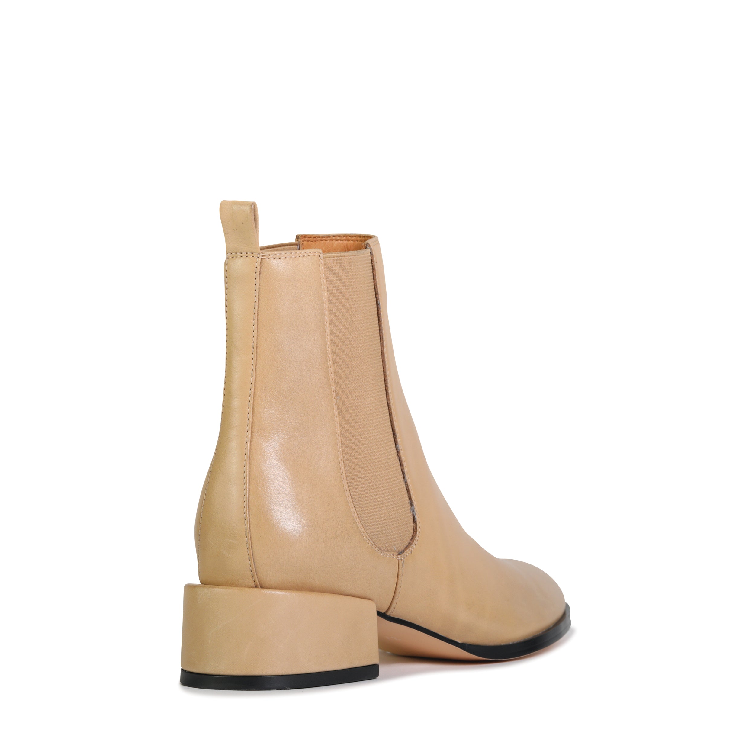 CASAR LEATHER CHELSEA ANKLE BOOTS