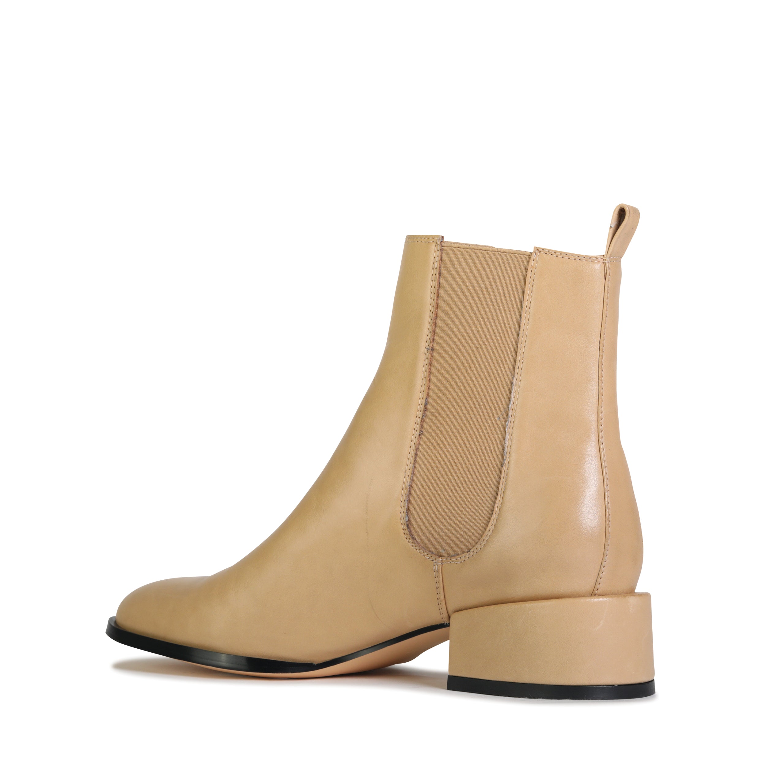 CASAR LEATHER CHELSEA ANKLE BOOTS