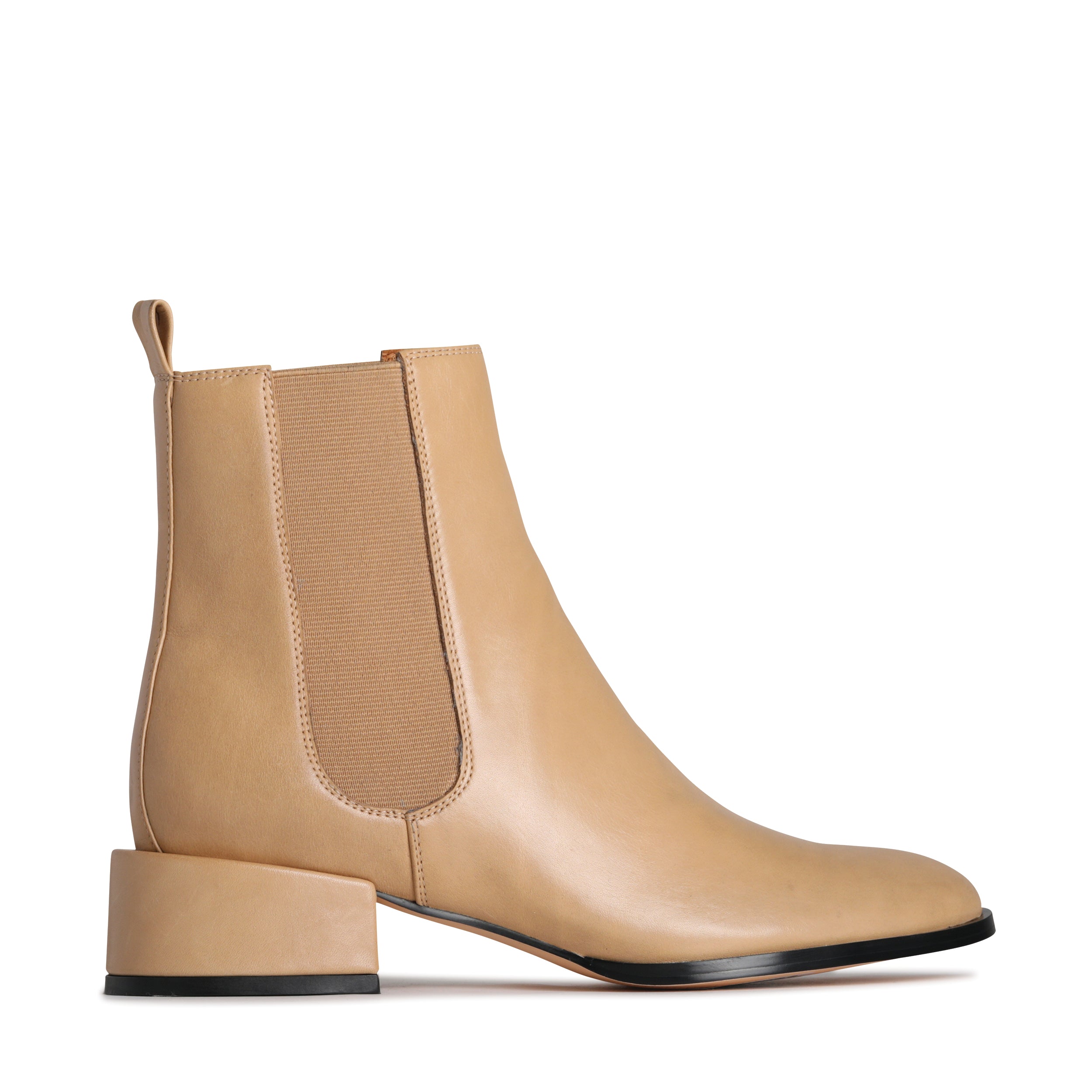CASAR LEATHER CHELSEA ANKLE BOOTS