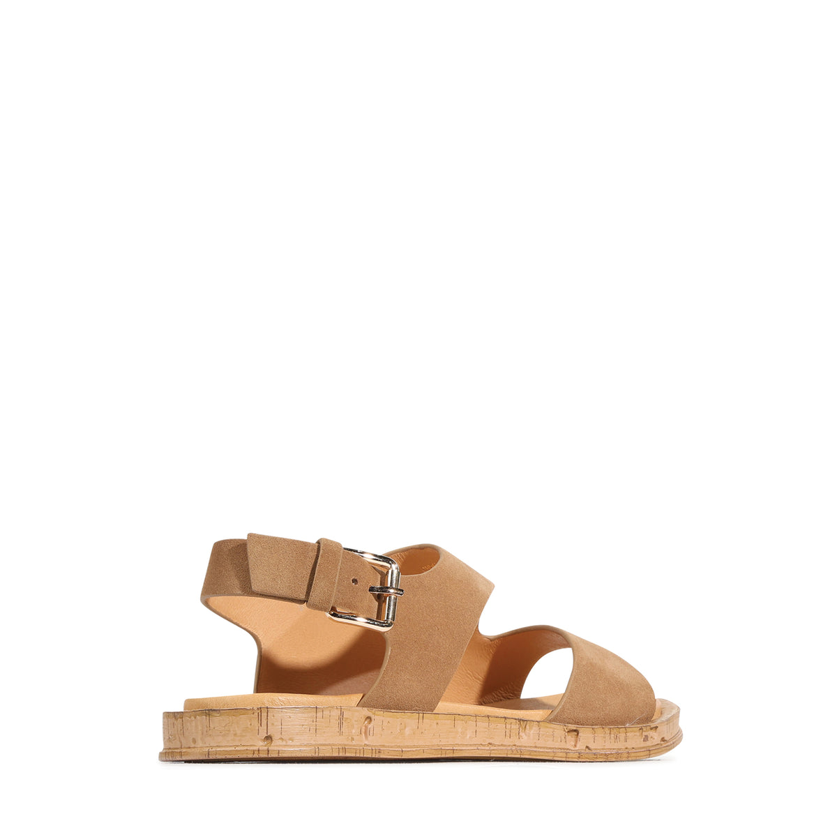 EOS Footwear Cerene Leather Sandal in Tan-suede
#Color_Tan-suede