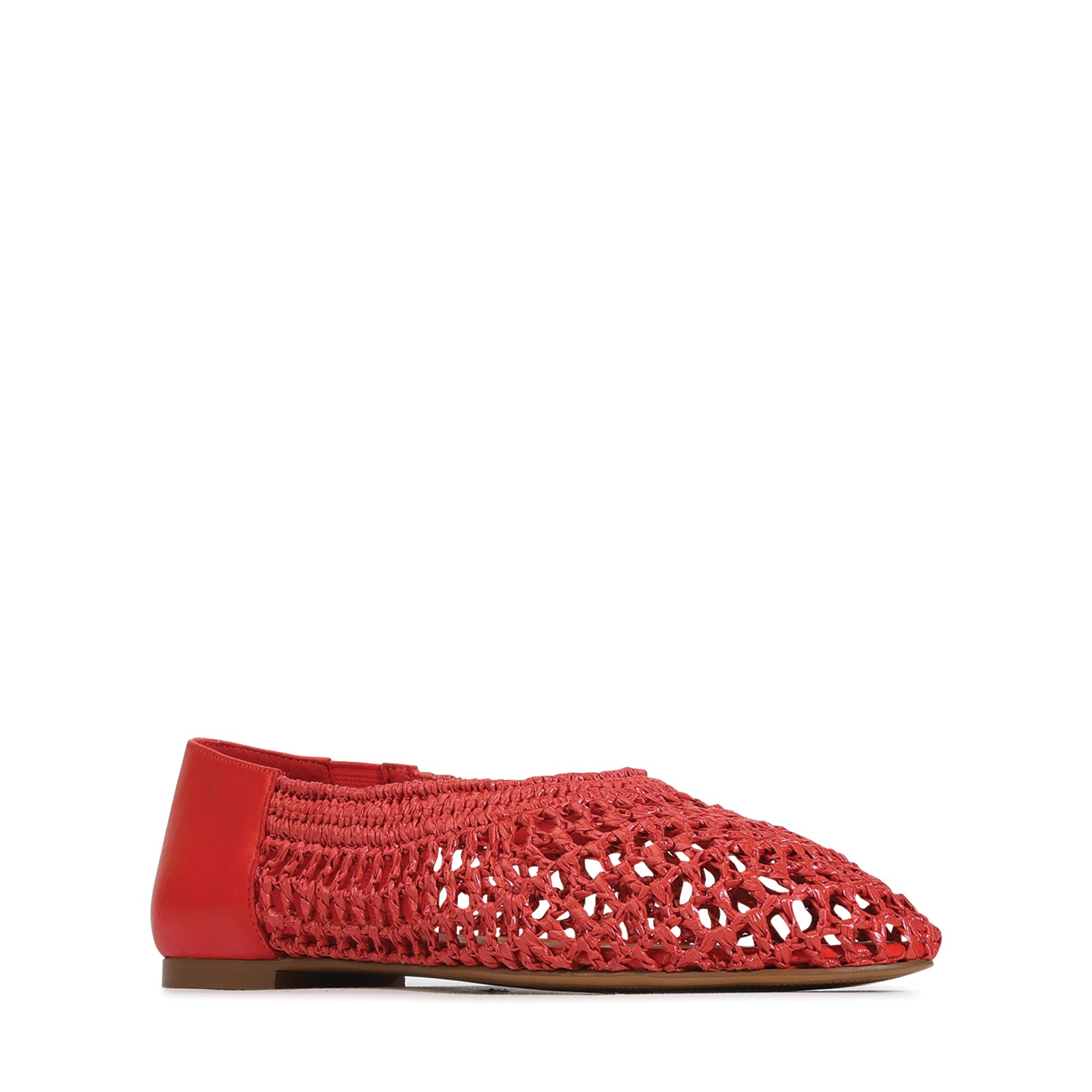 EOS Footwear Delume Ballet Flat in Red
#Color_Red