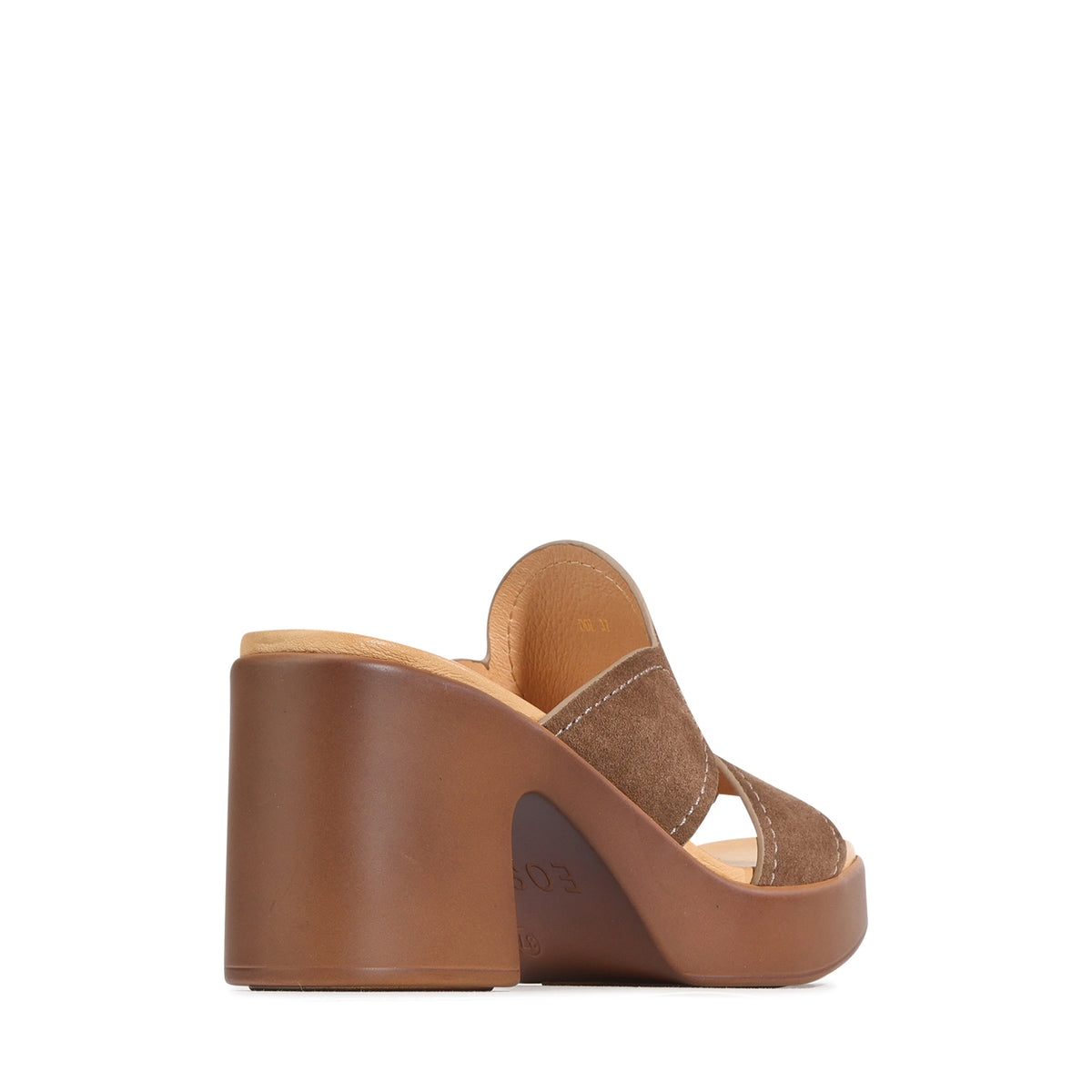 EOS Footwear Dol Leather Sandal Heel in pecan-suede
#Color_pecan-suede