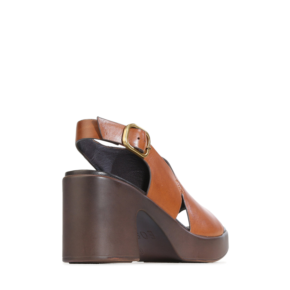 EOS Footwear Dolce Leather Block Heel in brandy
#Color_brandy