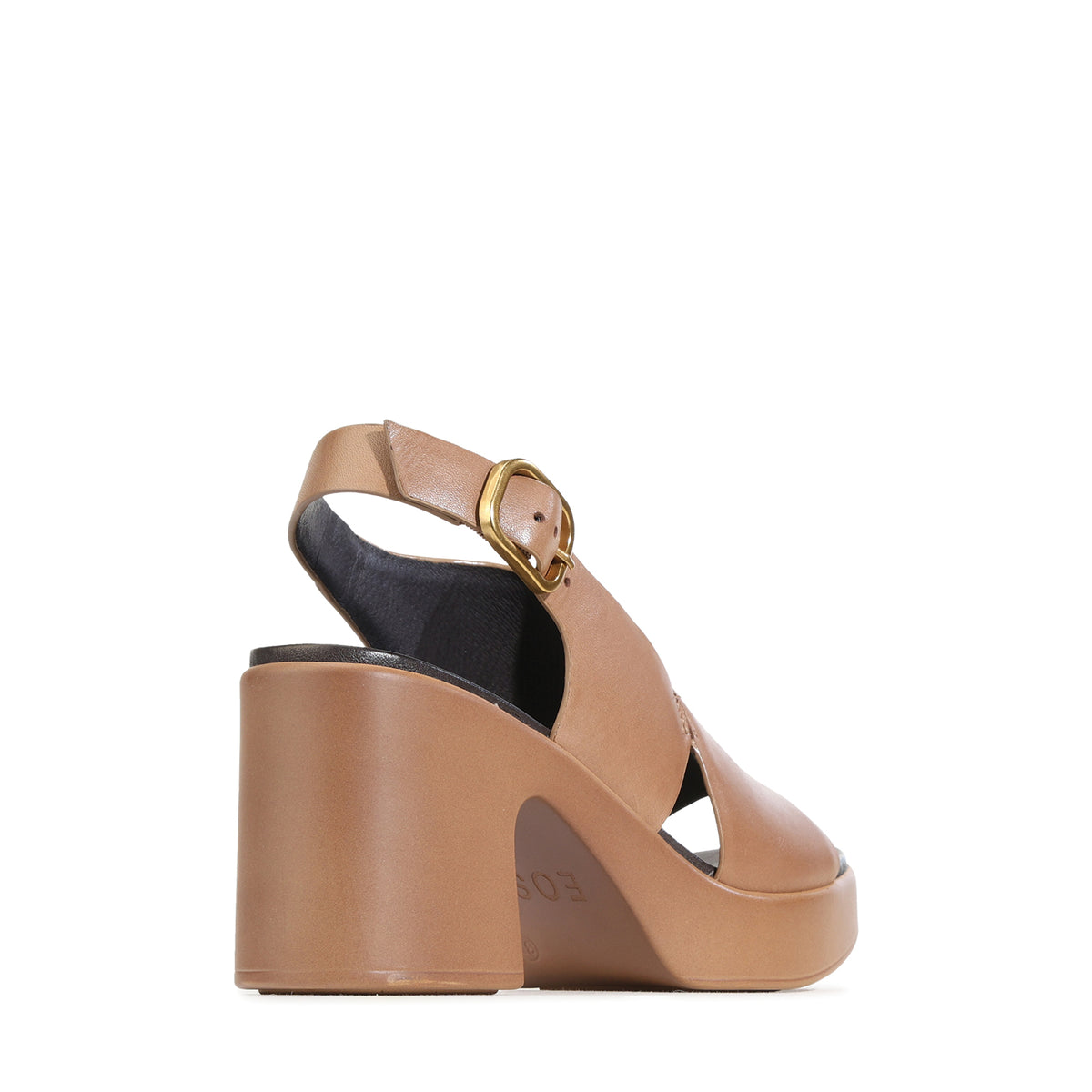 EOS Footwear Dolce Leather Block Heel in pecan
#Color_pecan