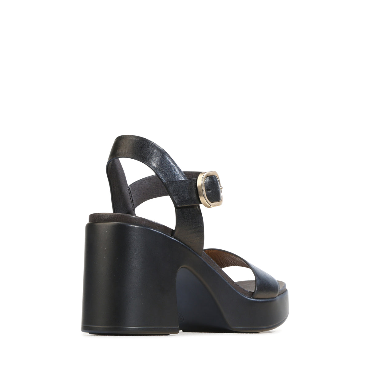 EOS Footwear Doli Leather Block Heel in Black
#Color_black
