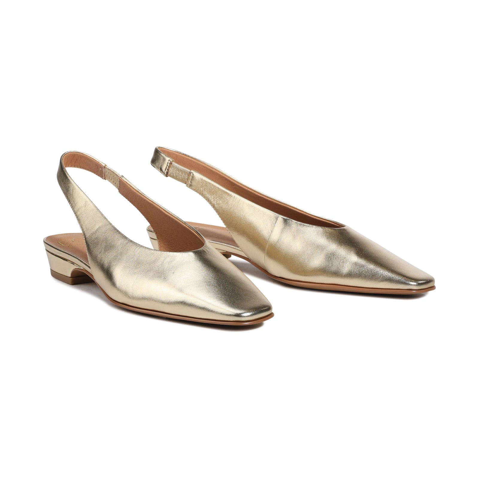 EOS Footwear Fari Leather slingback in softgold
#color_softgold