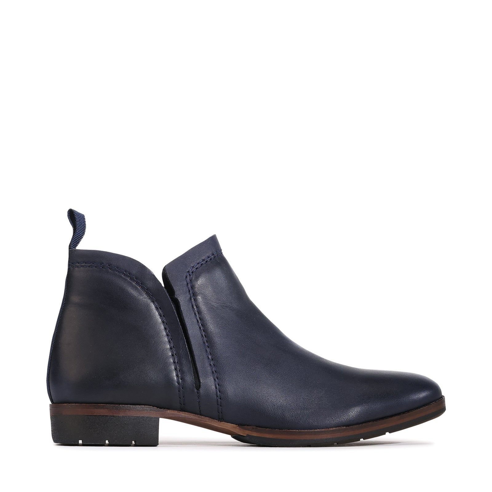 Gaid Leather Ankle Boots - EOS Footwear - Ankle Boots #color_navy