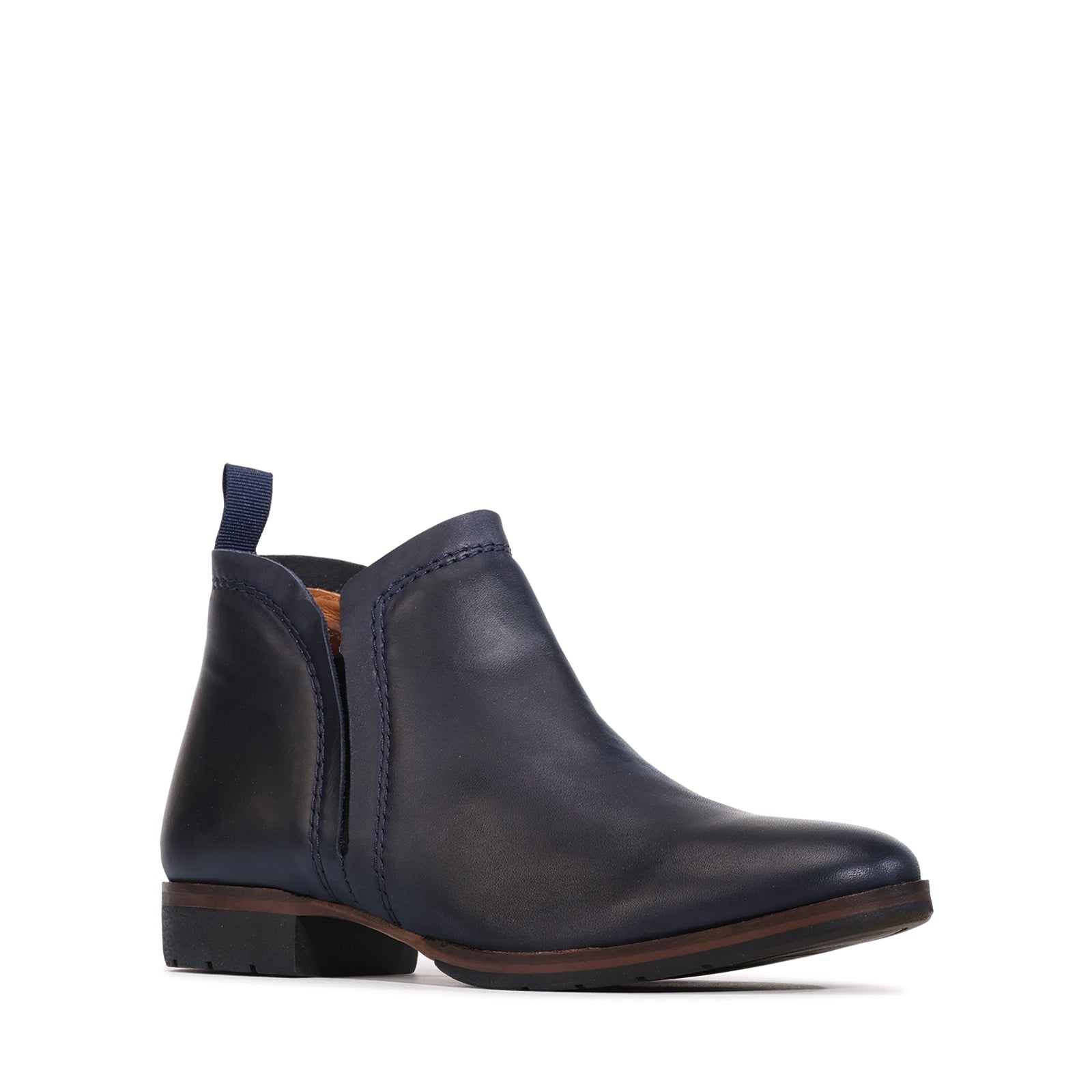 Gaid Leather Ankle Boots - EOS Footwear - Ankle Boots #color_navy