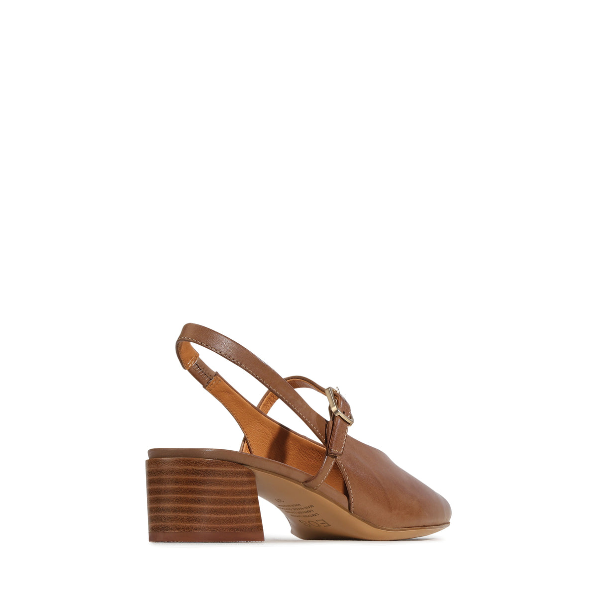 EOS Footwear Hattis Leather Slingback Heel in pecan
#Color_pecan