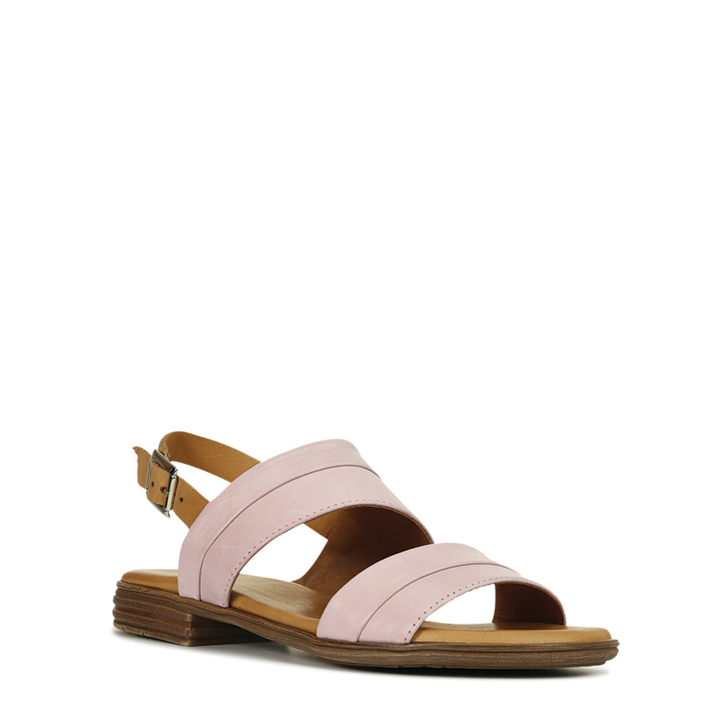 Ilosk Leather Sling Back Sandals White