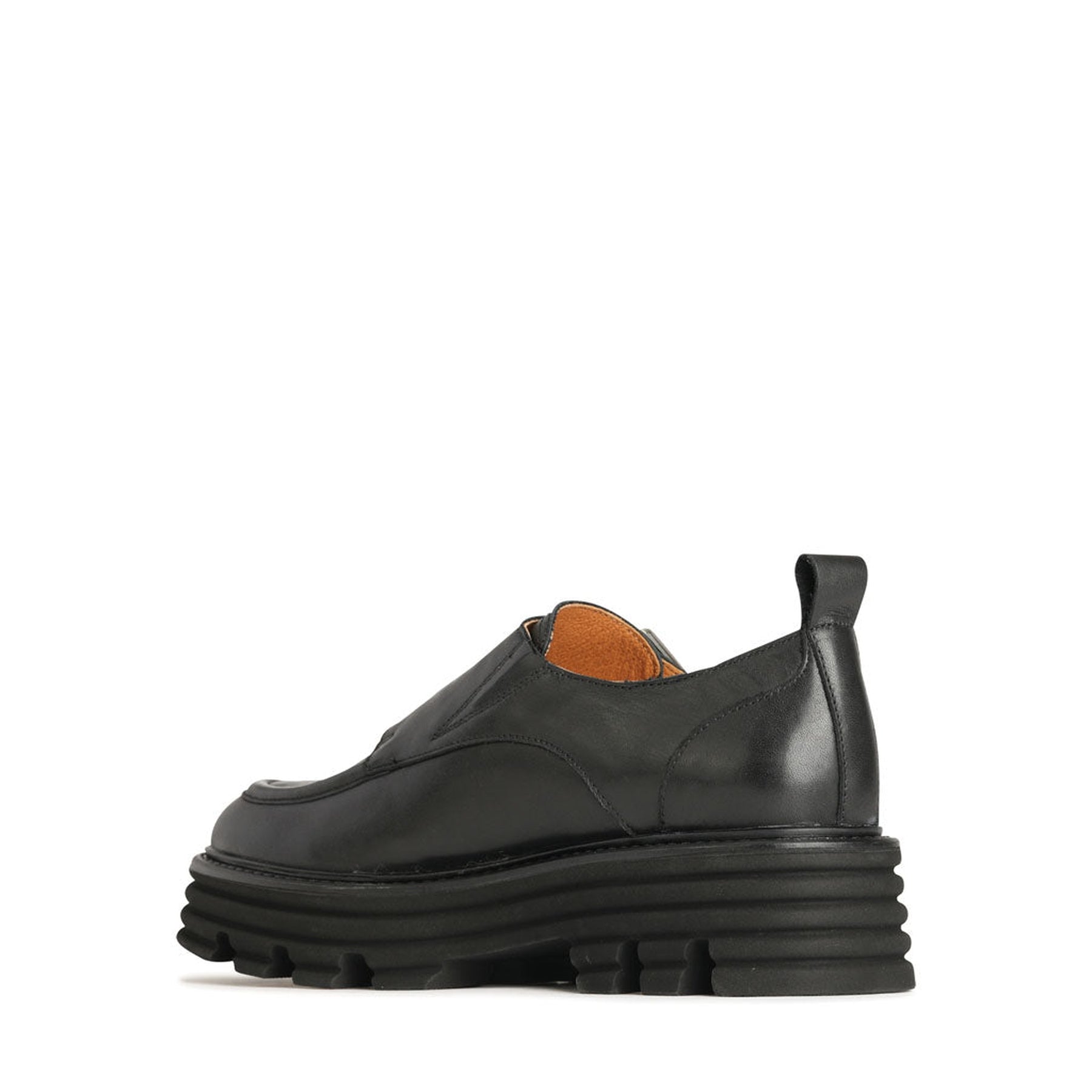JACLYN LEATHER BUCKLE LOAFERS