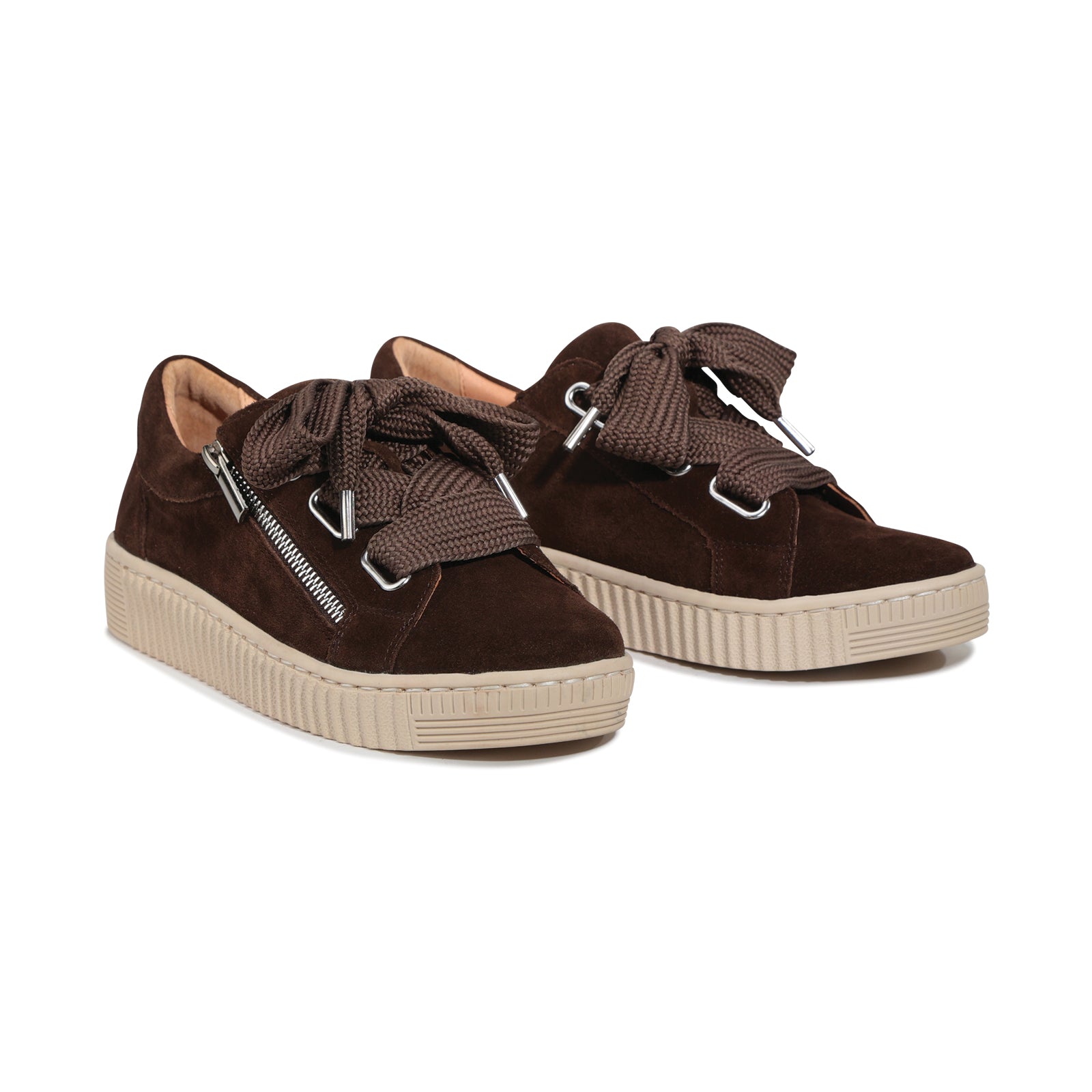 JOVI Classic - EOS Footwear - Sneakers #color_chestnut-suede