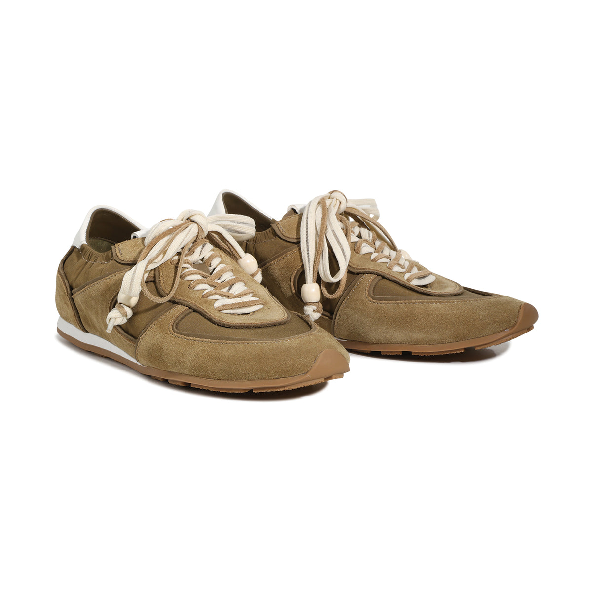 EOS Footwear Masha Leather Sneakers in Olive
#Color_olive