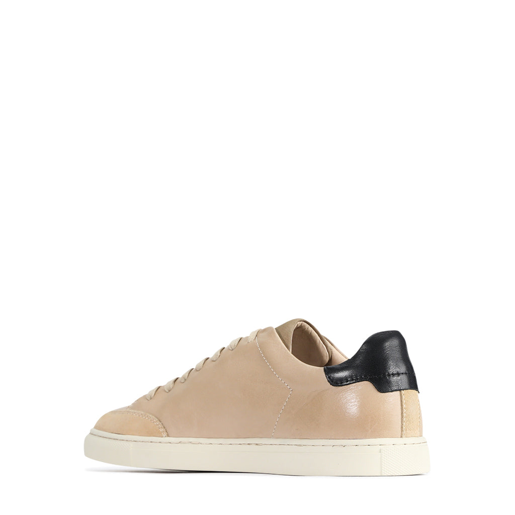 PANELS LOW TOP SNEAKERS LEATHER