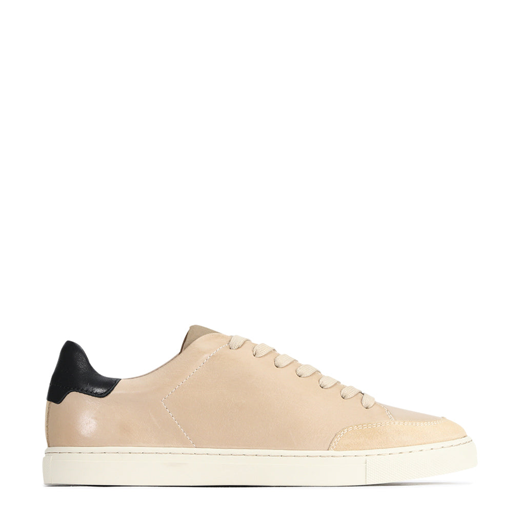 PANELS LOW TOP SNEAKERS LEATHER