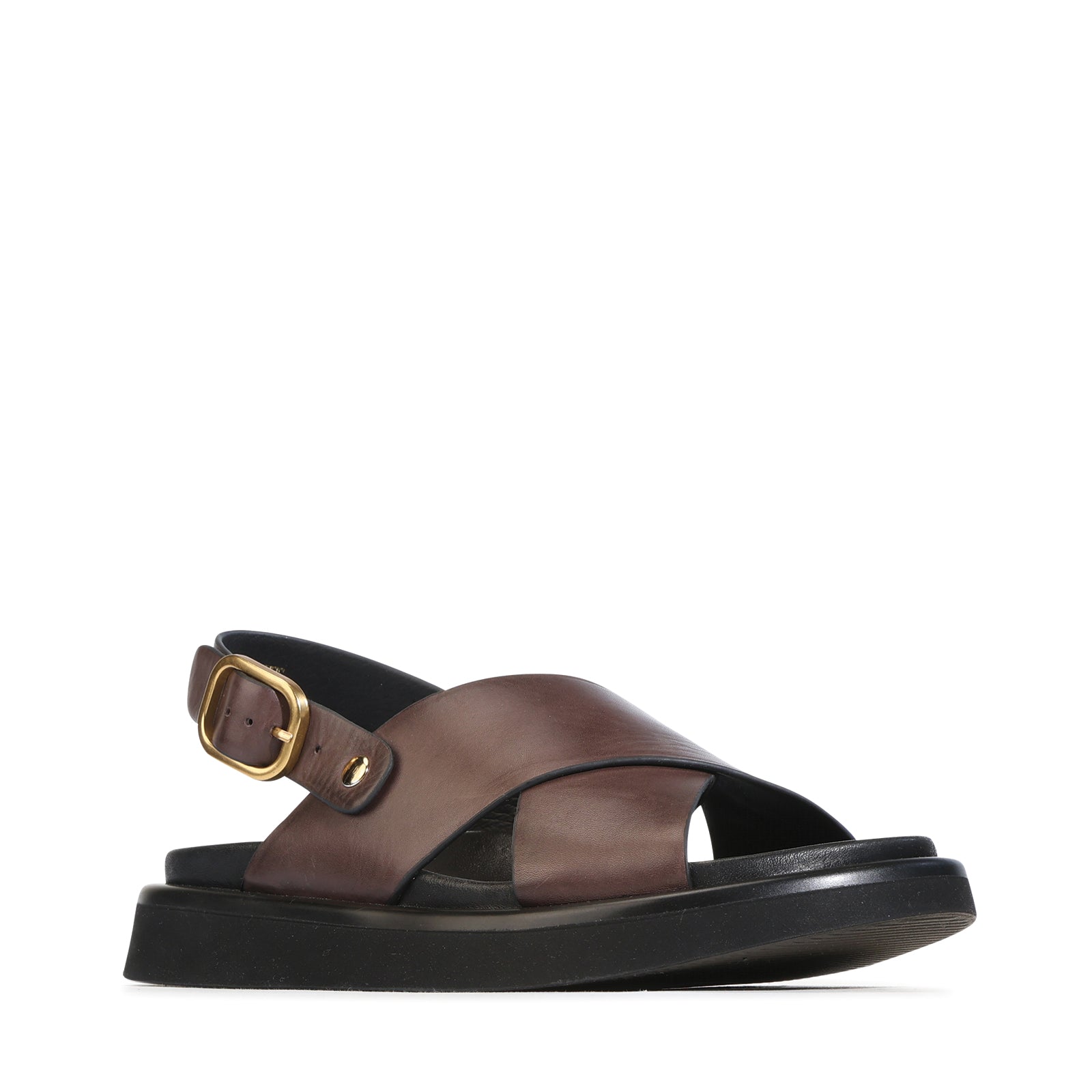 EOS Footwear Slayter Leather Sandal in chestnut
#Color_chestnut
