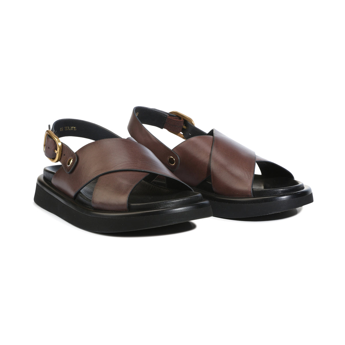 EOS Footwear Slayter Leather Sandal in chestnut
#Color_chestnut