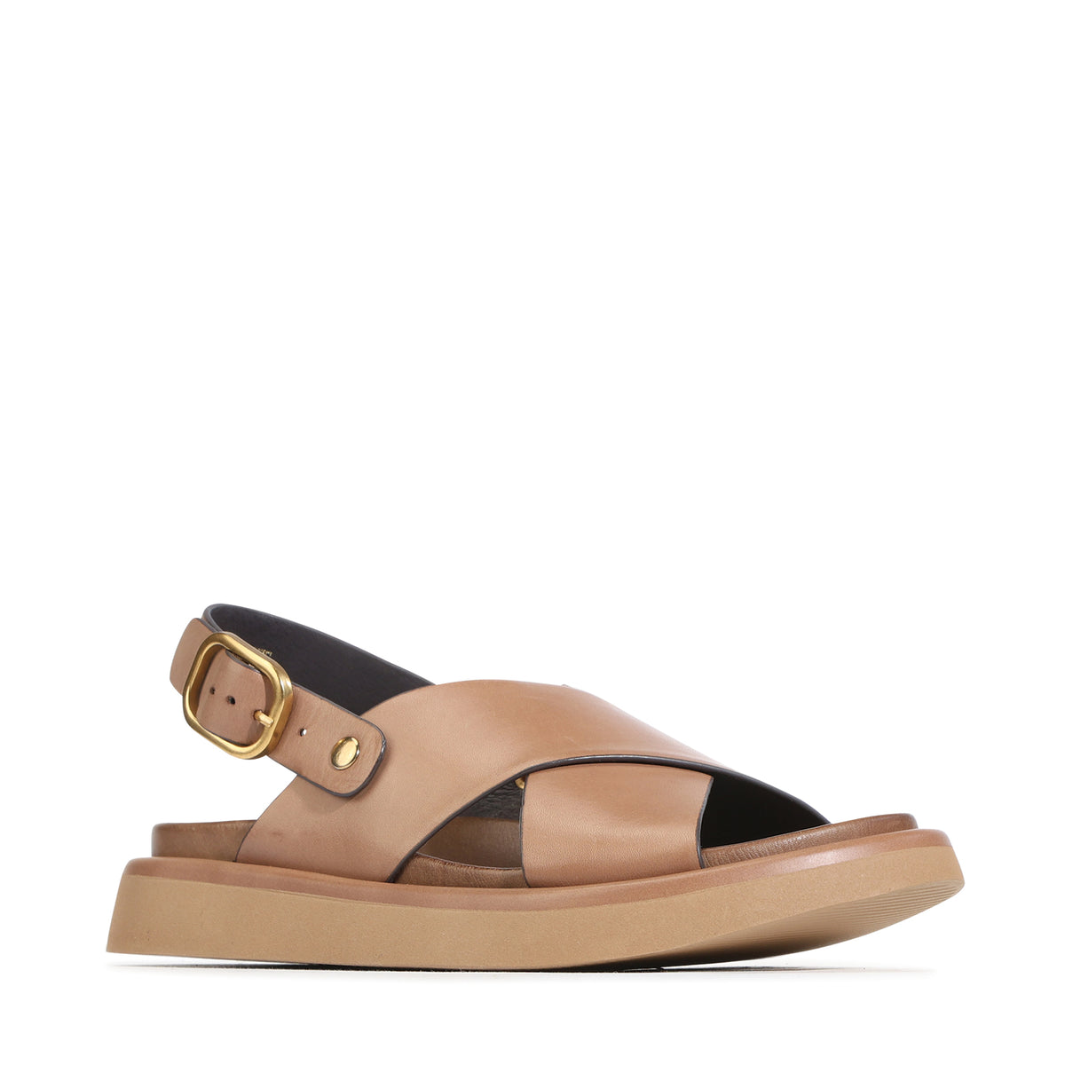 EOS Footwear Slayter Leather Sandal in pecan
#Color_pecan