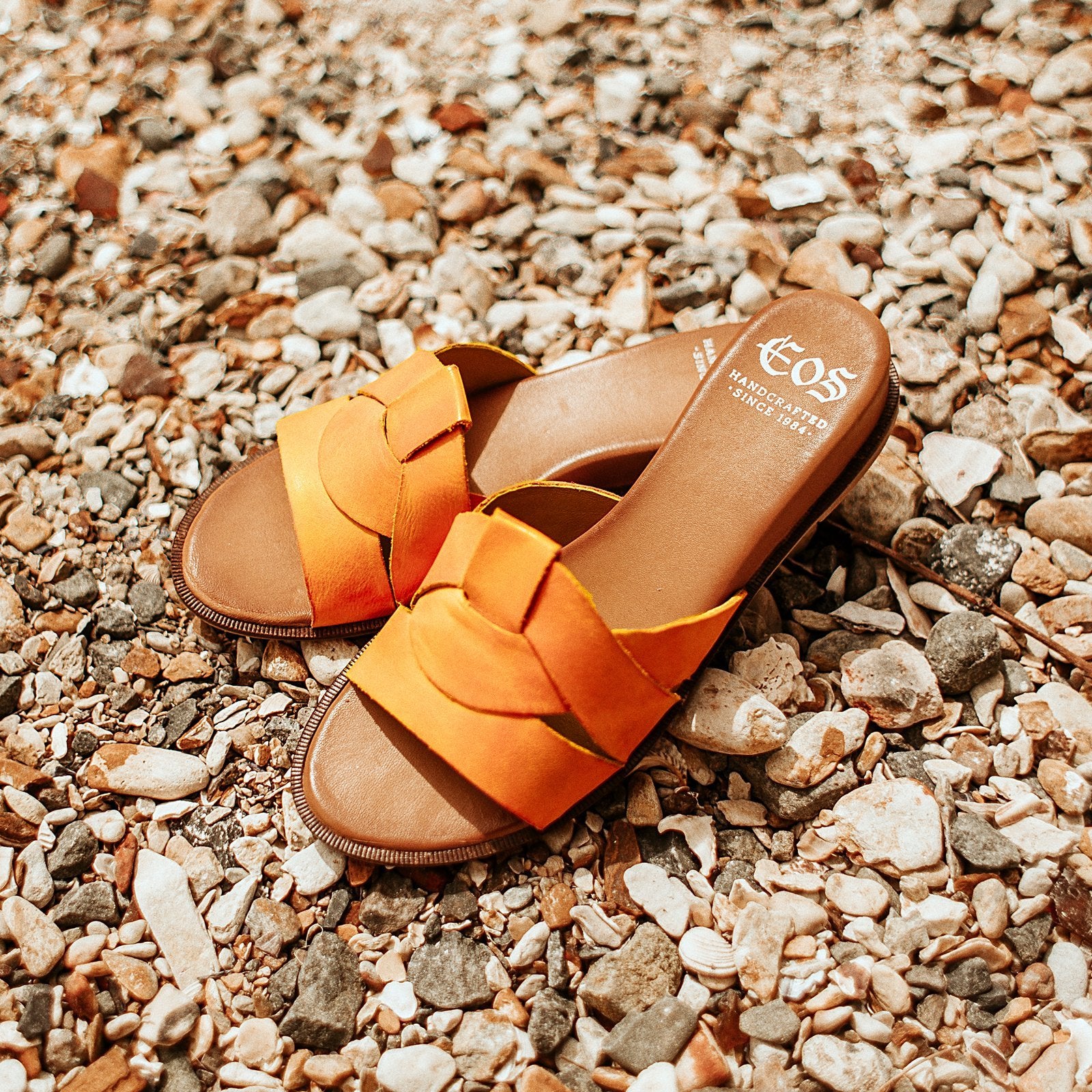 Flame Leather Slides - EOS Footwear - Slides