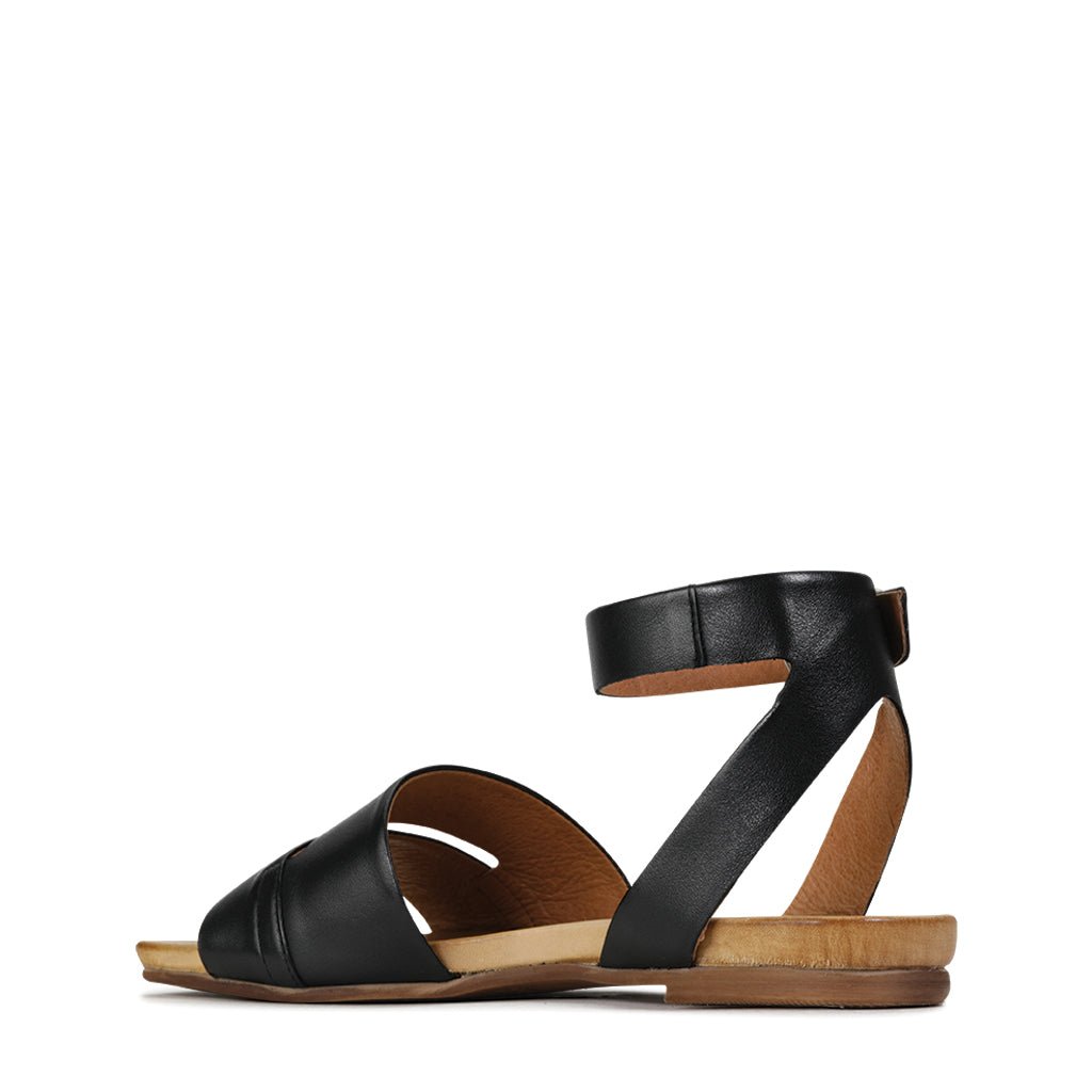 DAKOTA - EOS Footwear - Ankle Strap Sandals #color_Black