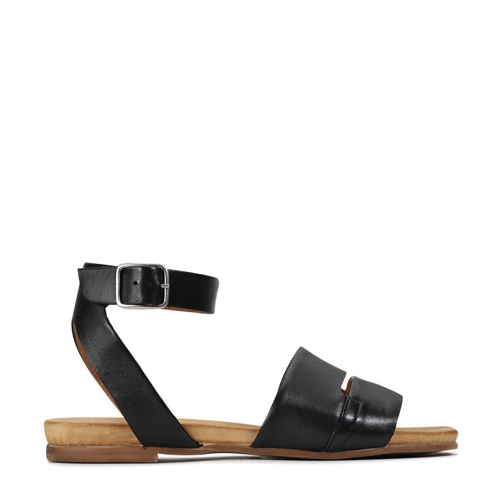 DAKOTA - EOS Footwear - Ankle Strap Sandals #color_Black
