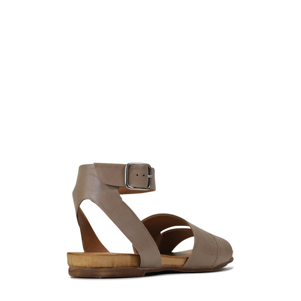 DAKOTA - EOS Footwear - Ankle Strap Sandals #color_Brandy