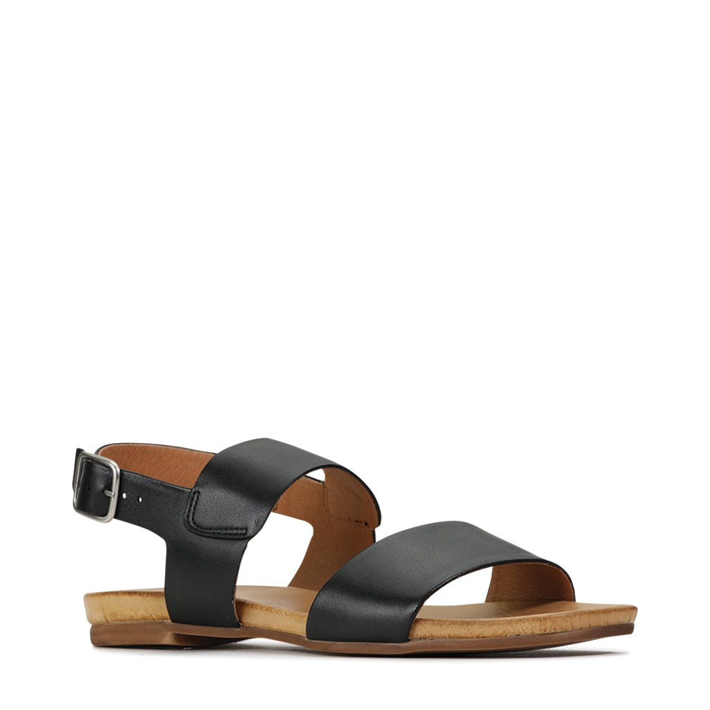 DANA - EOS Footwear - Sling Back Sandals #color_Black