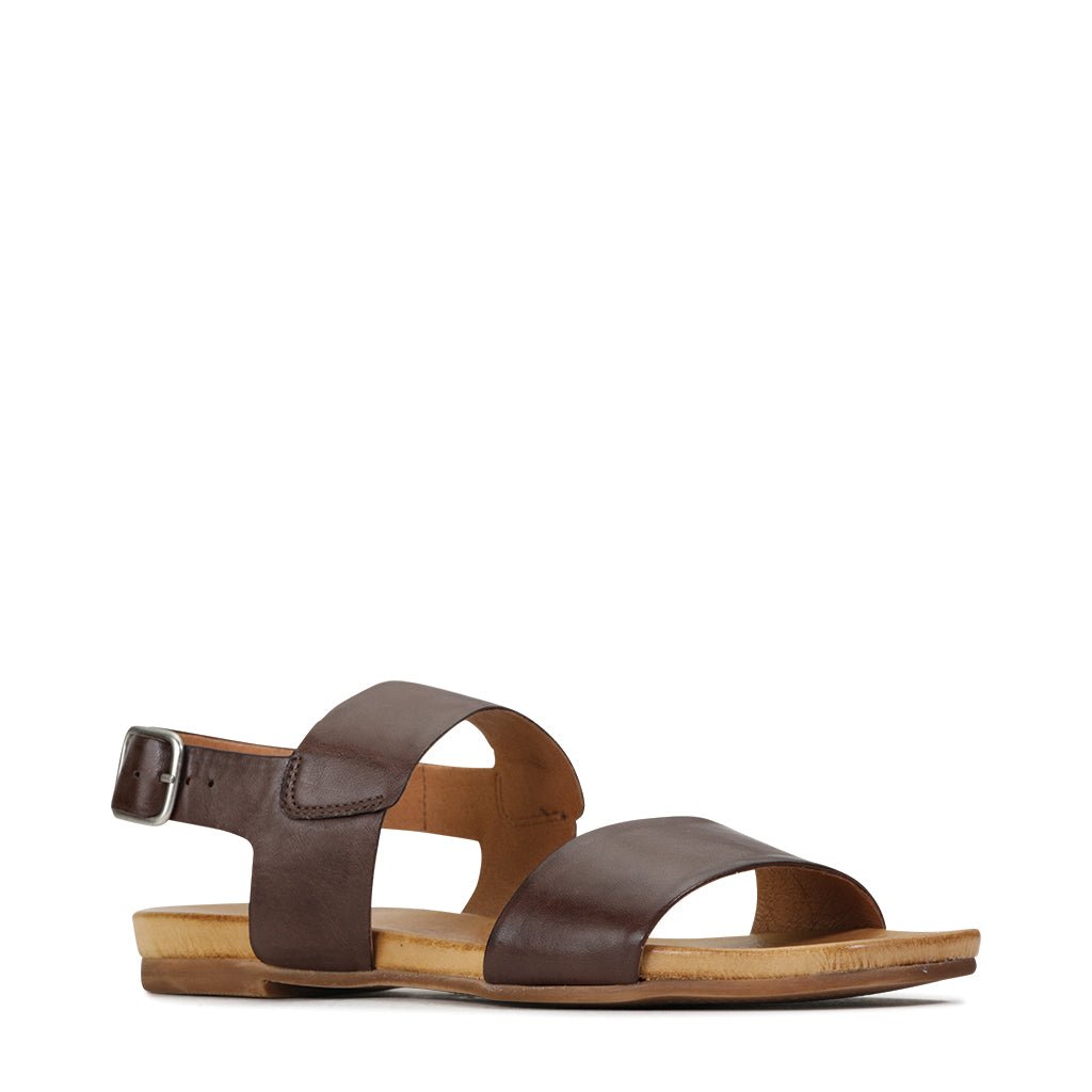 DANA - EOS Footwear - Sling Back Sandals #color_Chestnut