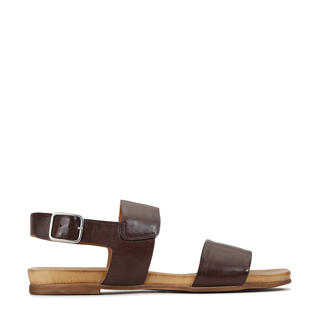 DANA - EOS Footwear - Sling Back Sandals #color_Chestnut