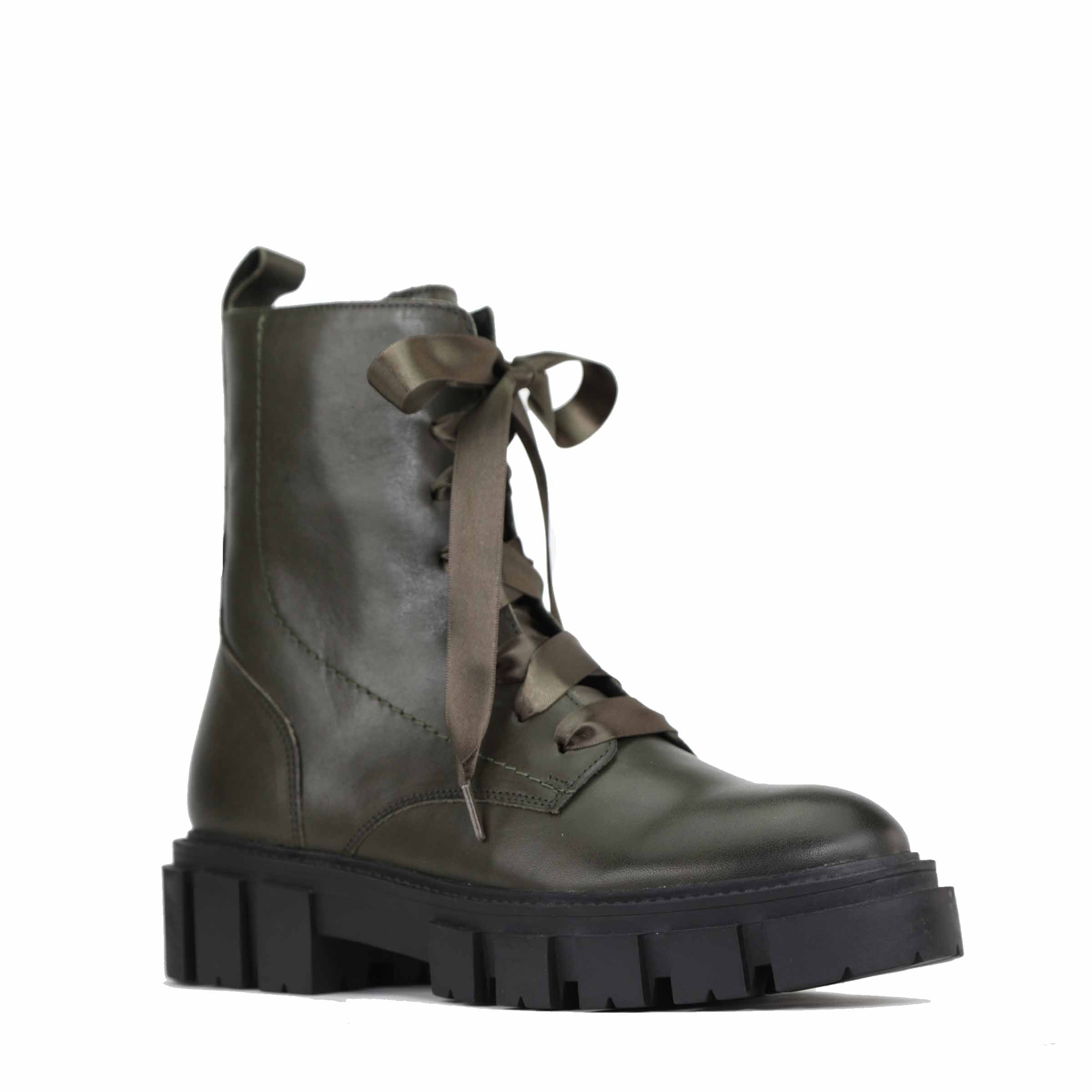 FEBE - EOS Footwear - Combat Boots #color_Dark/olive