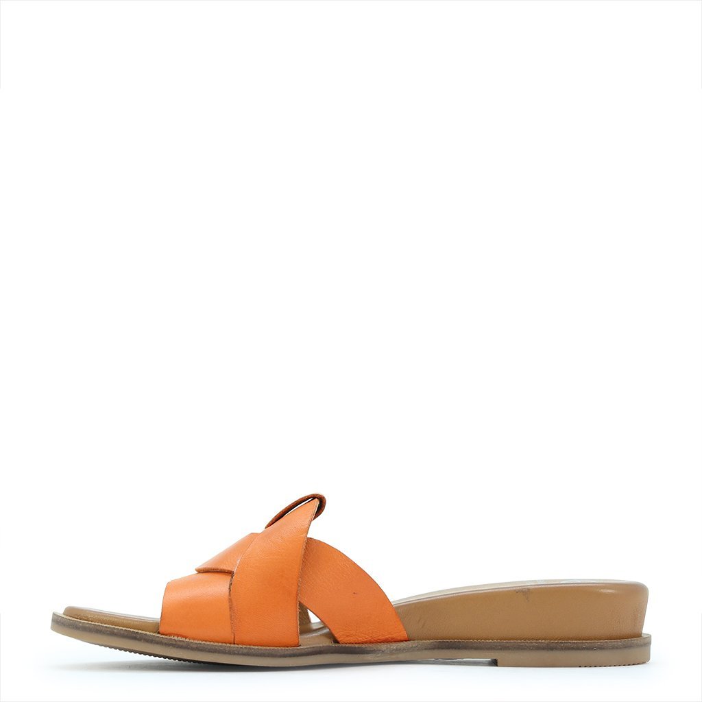 Flame Leather Slides - EOS Footwear - Slides
