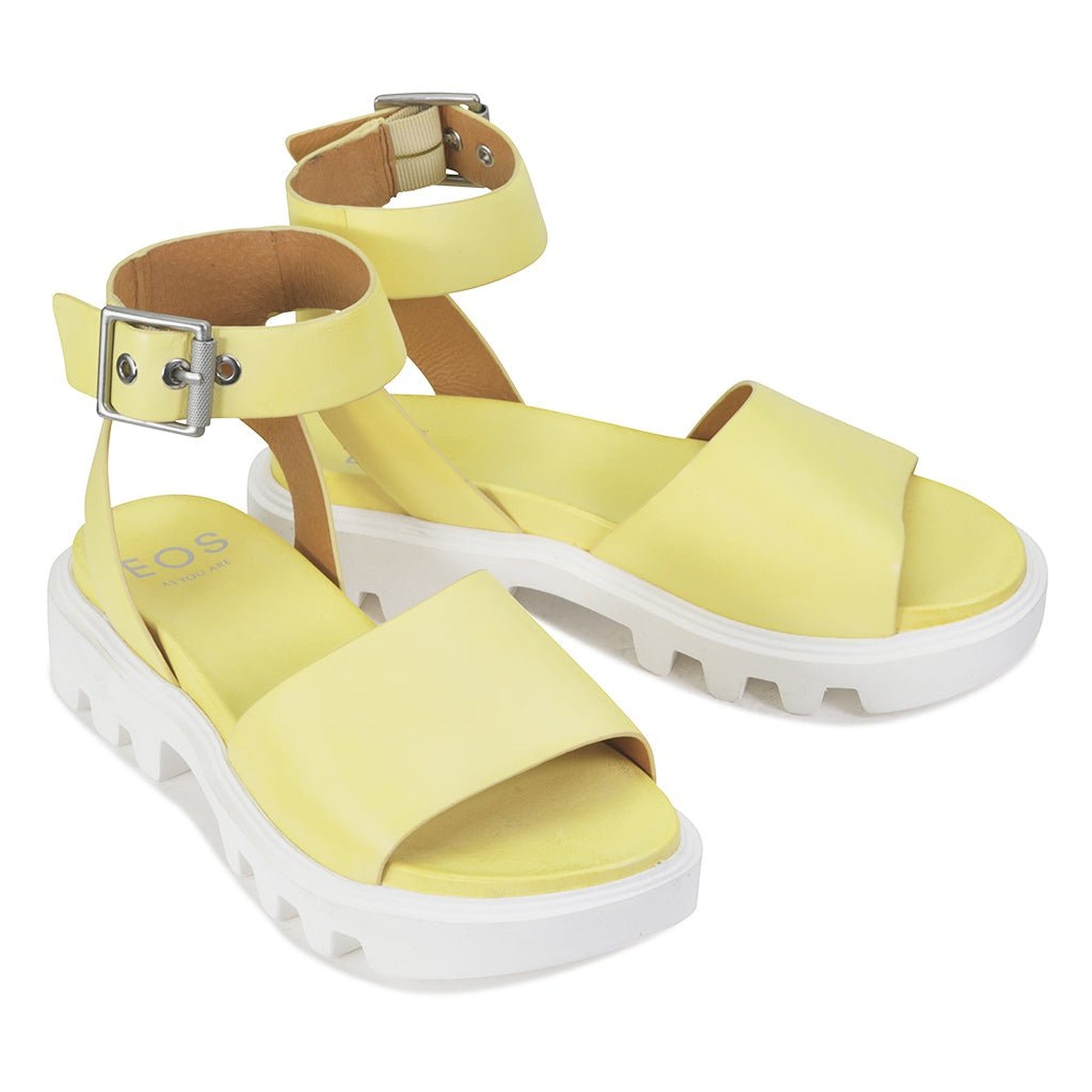 FLIGHTEN - EOS Footwear - Ankle Strap Sandals #color_Popcorn