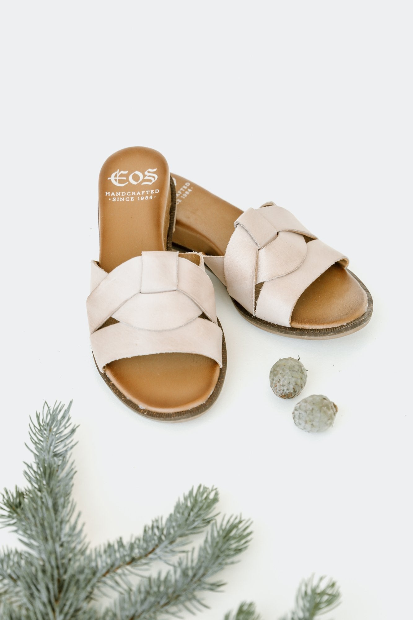 Flame Leather Slides - EOS Footwear - Slides