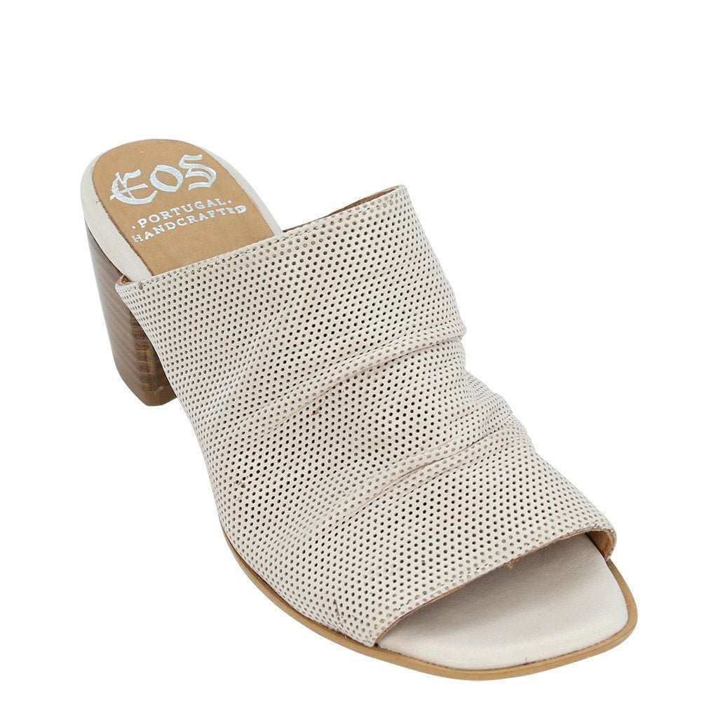Irony Heeled Slides - EOS Footwear - Slides #color_nude perf
