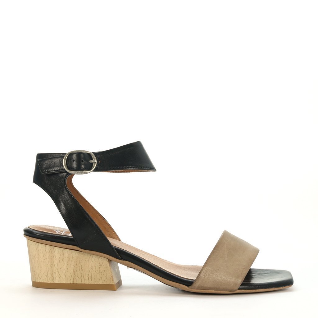 Jess Leather Sandals - EOS Footwear - Sandals
#color_taupe/blk