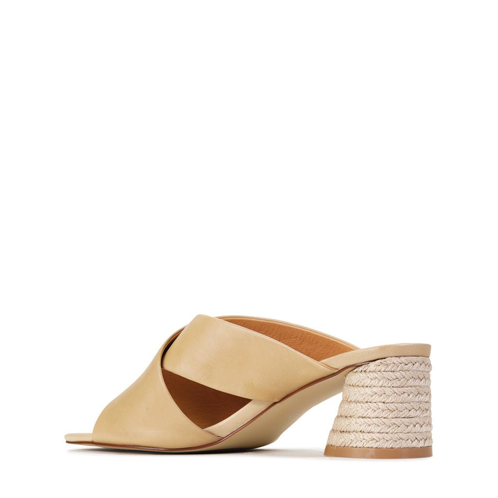 Petora Leather Slides Pastel - EOS Footwear - Slides #color_tan