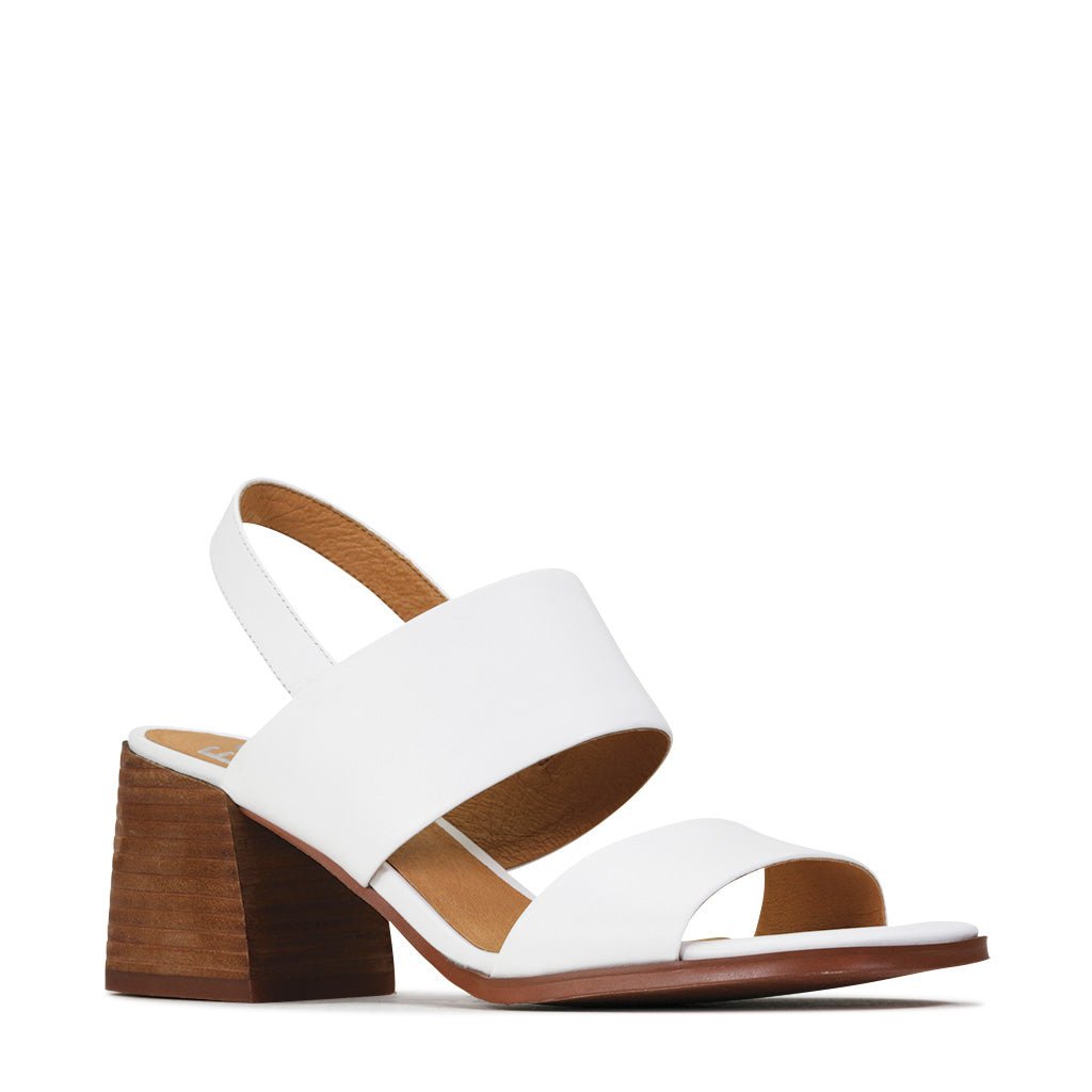 SARTO - EOS Footwear - Sling Back Sandals #color_White