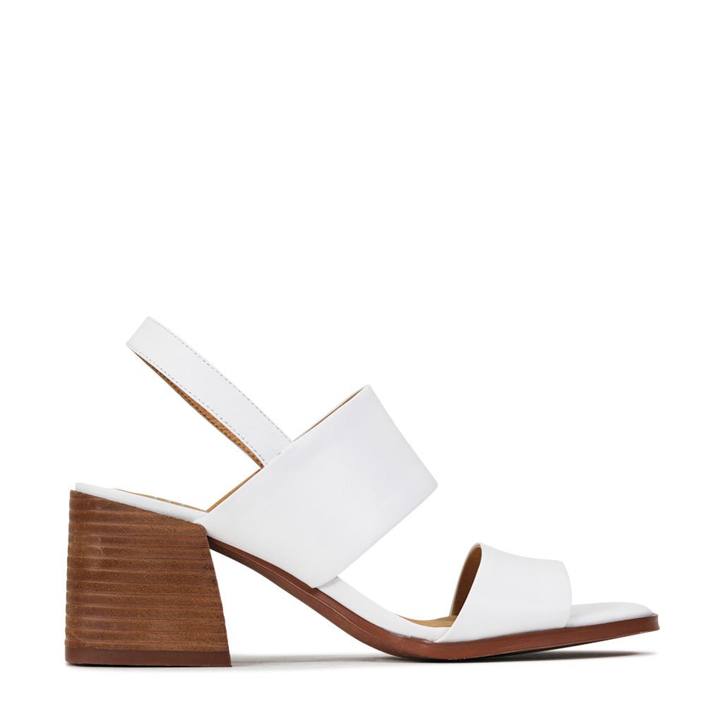 SARTO - EOS Footwear - Sling Back Sandals #color_White