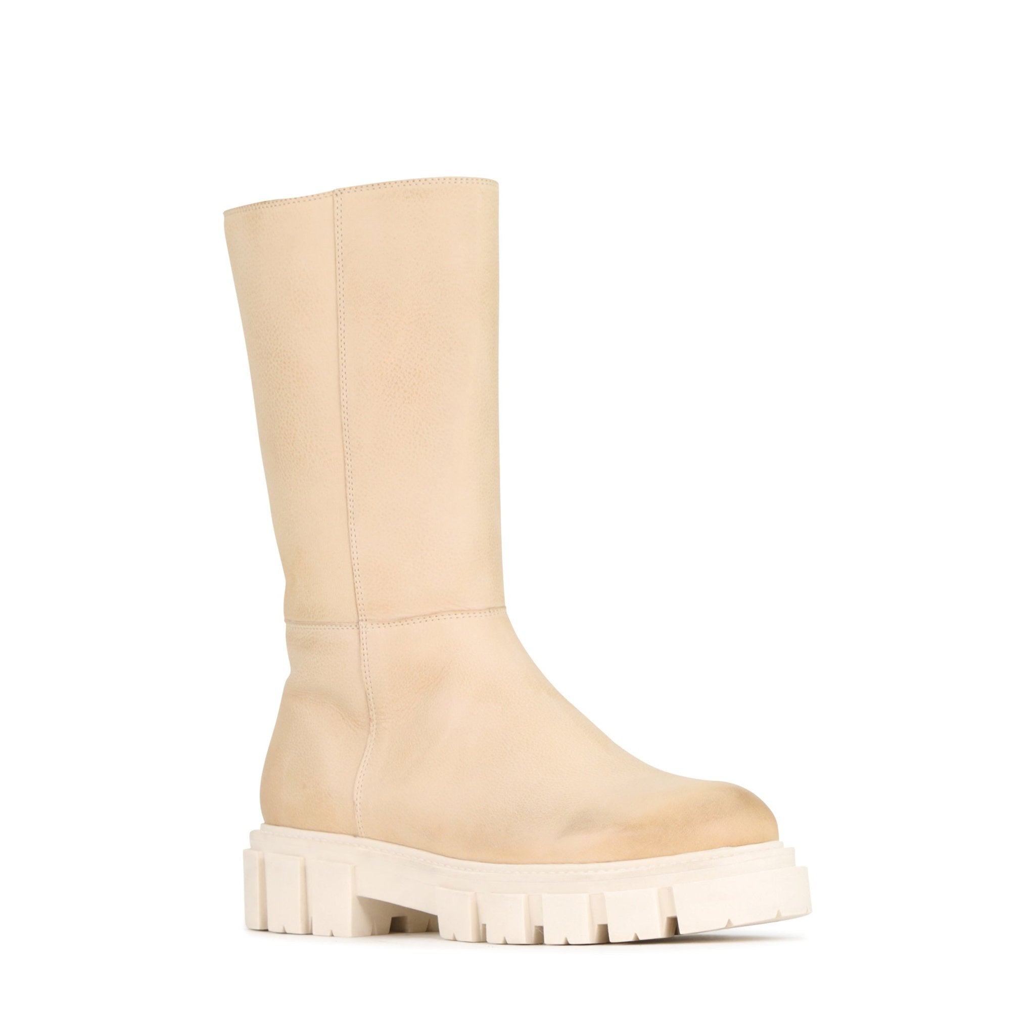 SHEARLING - EOS Footwear - Long Boots #color_Ecru