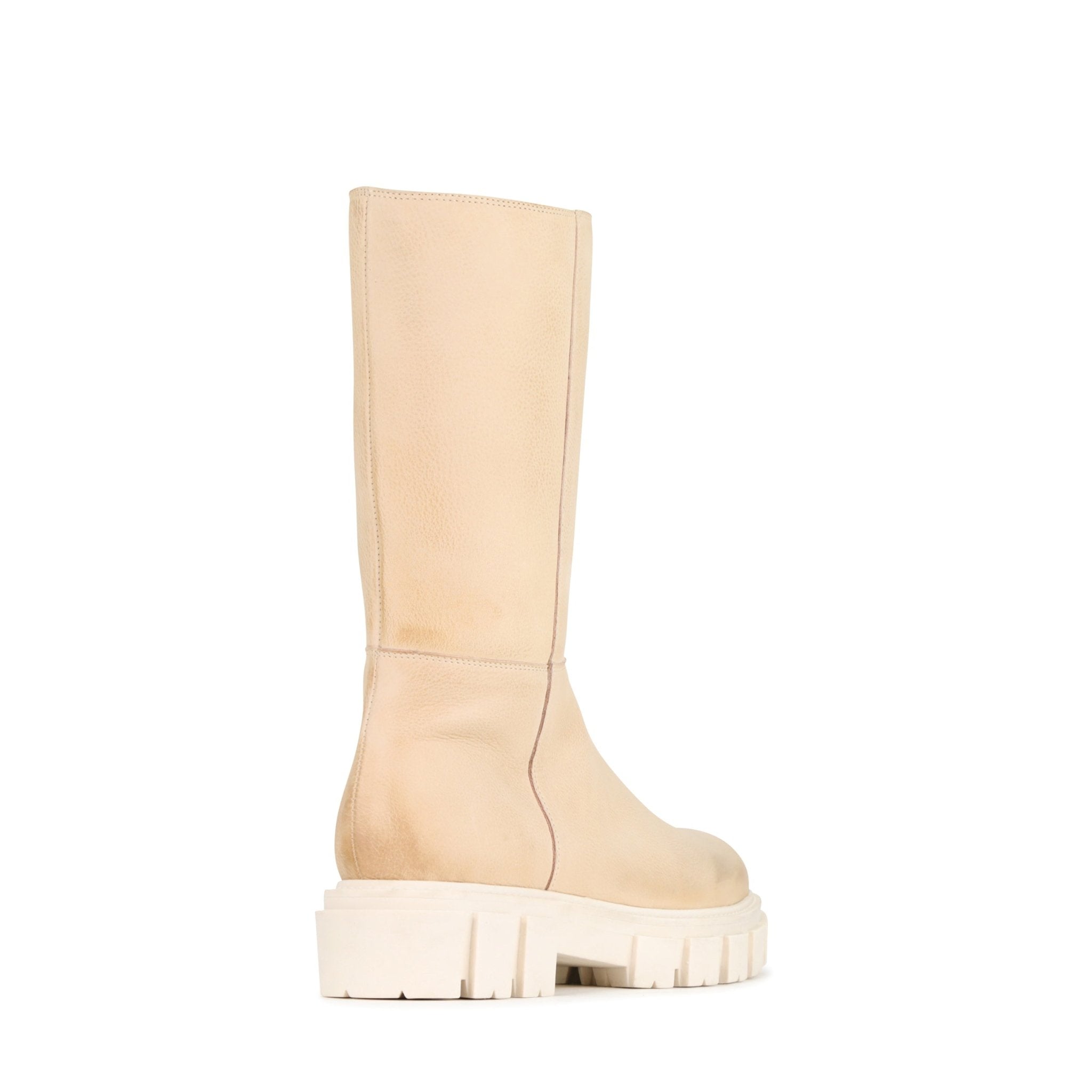 SHEARLING - EOS Footwear - Long Boots #color_Ecru