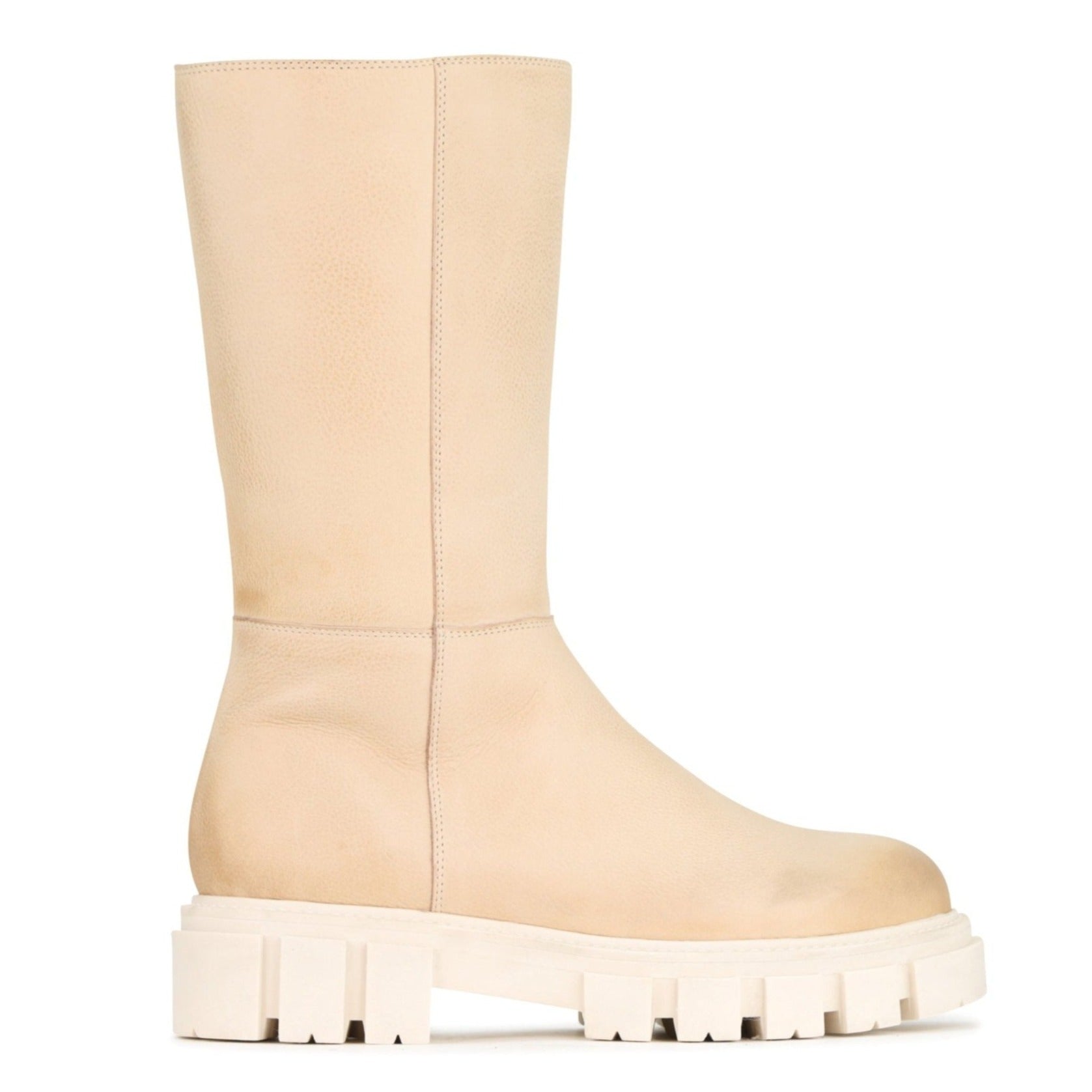 SHEARLING - EOS Footwear - Long Boots #color_Ecru