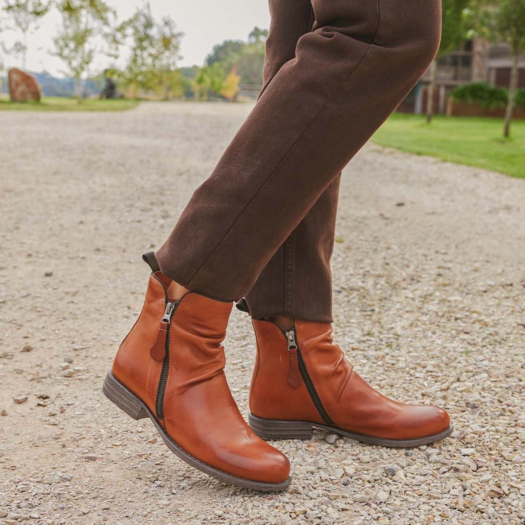 WILDS - EOS Footwear - Ankle Boots #color_Brandy