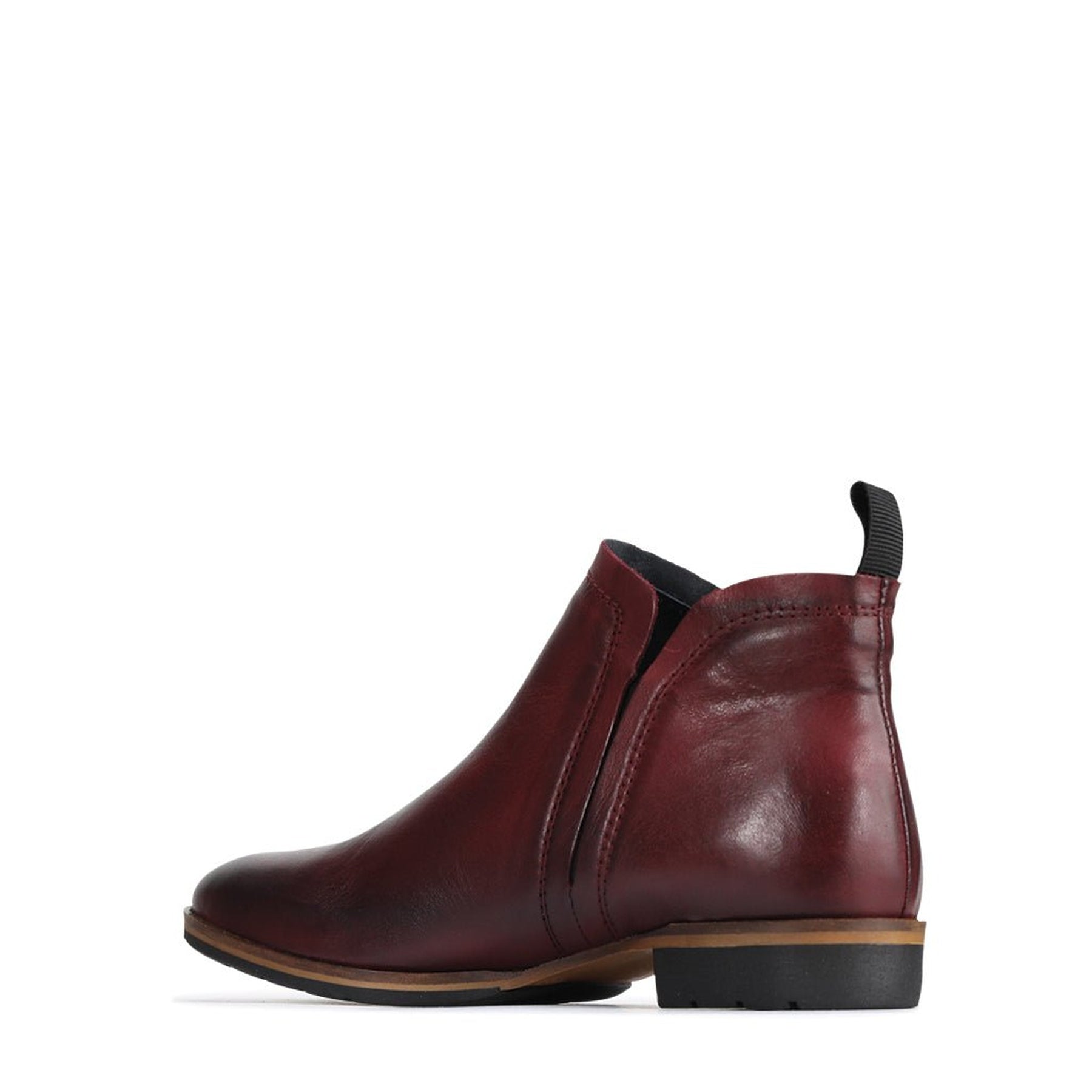 Gaid Leather Ankle Boots - EOS Footwear - Ankle Boots #color_Bordeaux